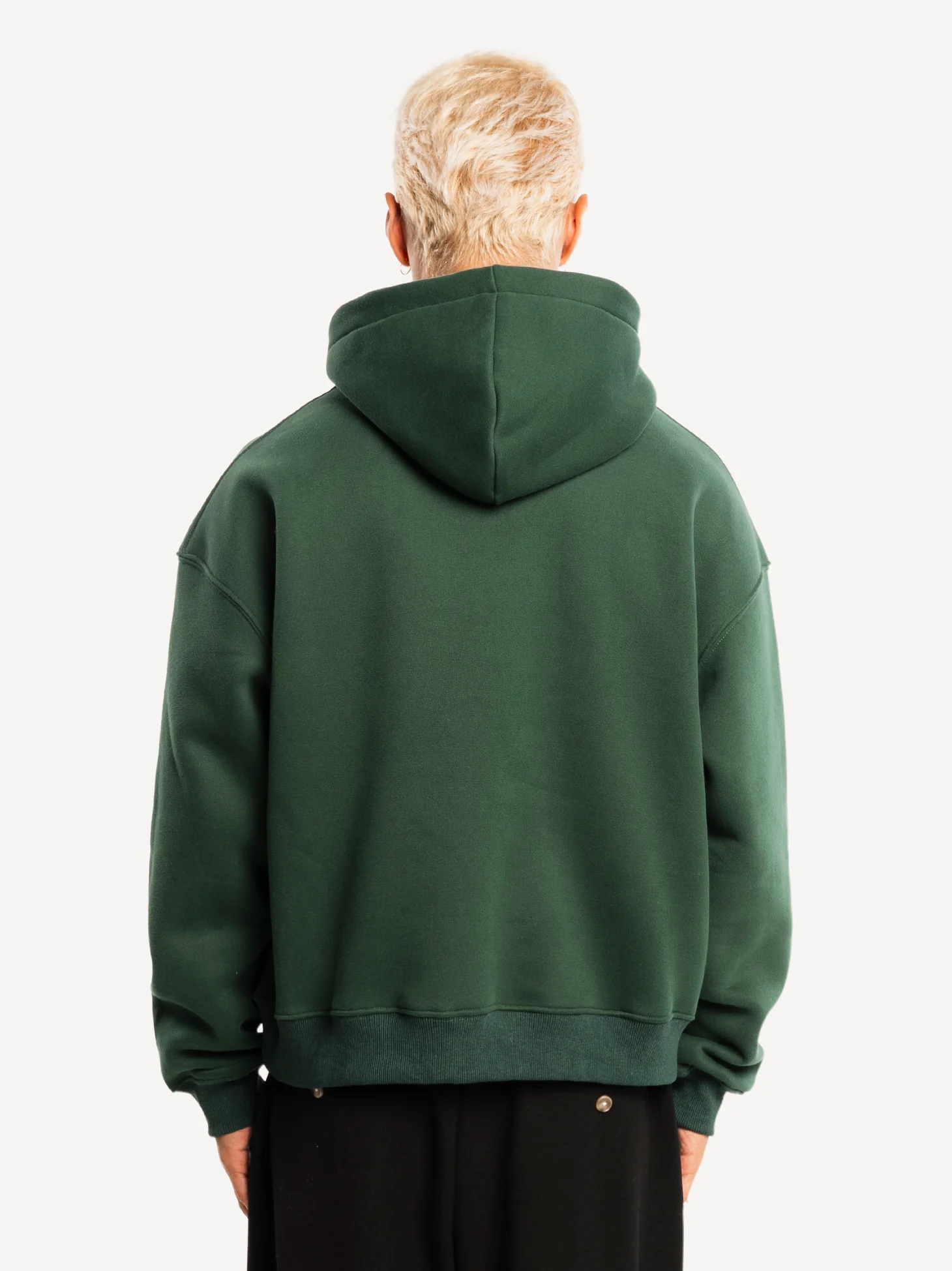 Basic Boxy Fit 380gsm Zip Hoodie - Image 18