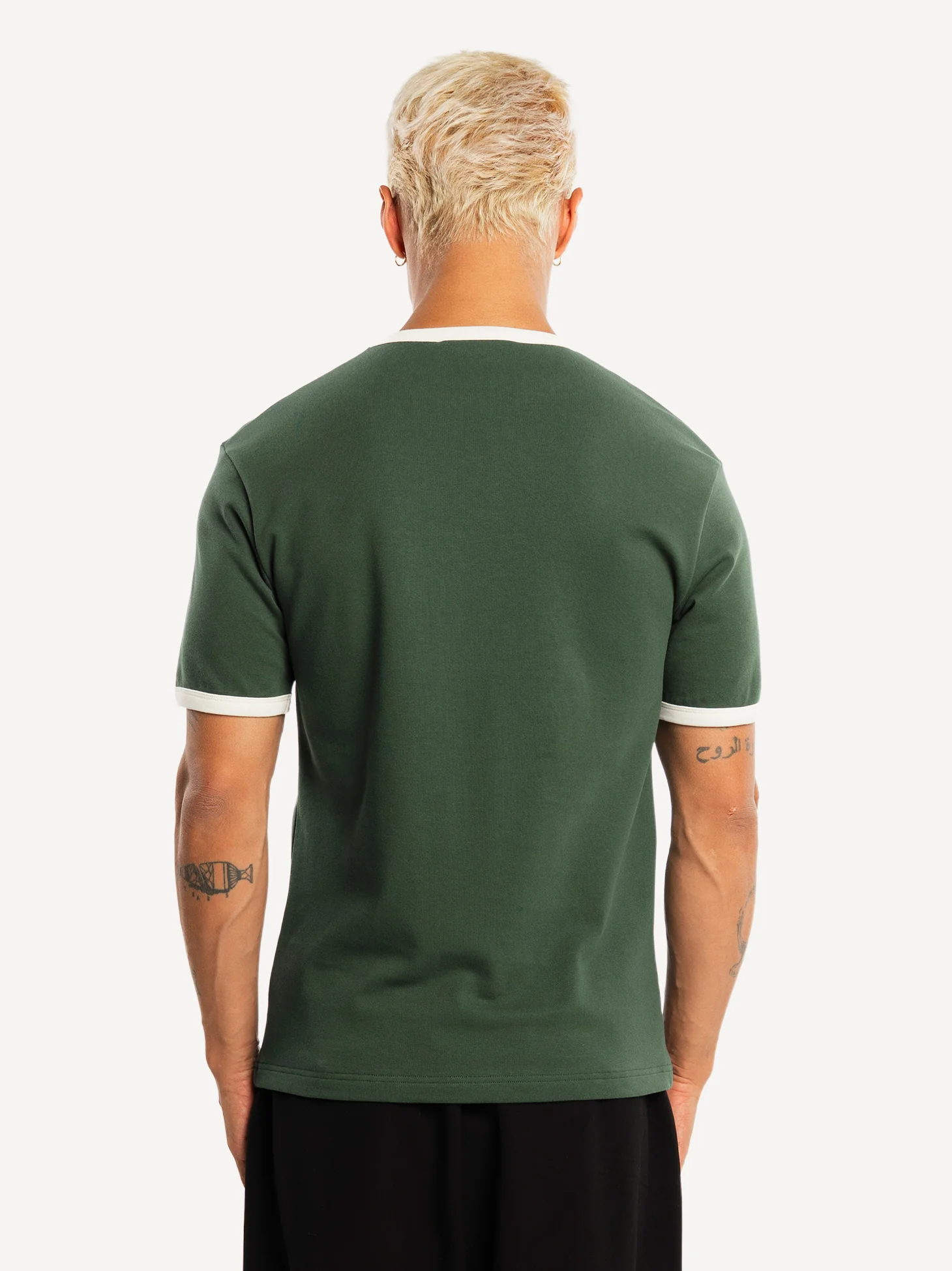 Basic Slim Fit 210gsm Ringer T-Shirt - Image 19