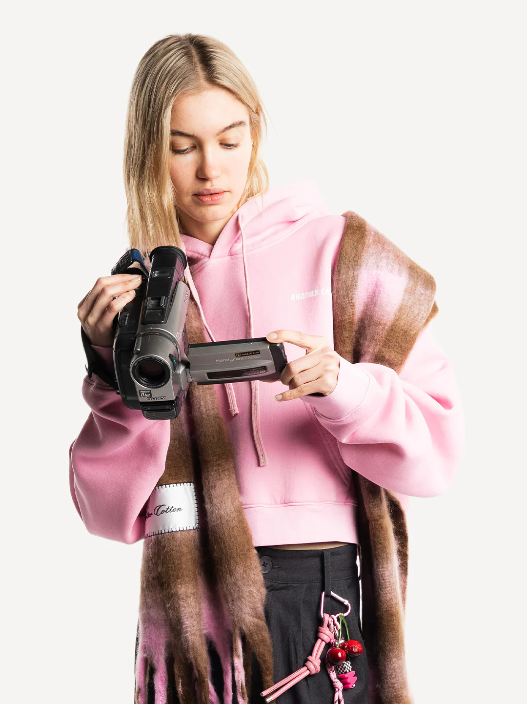 Always Late Cropped Hoodie - Image 4