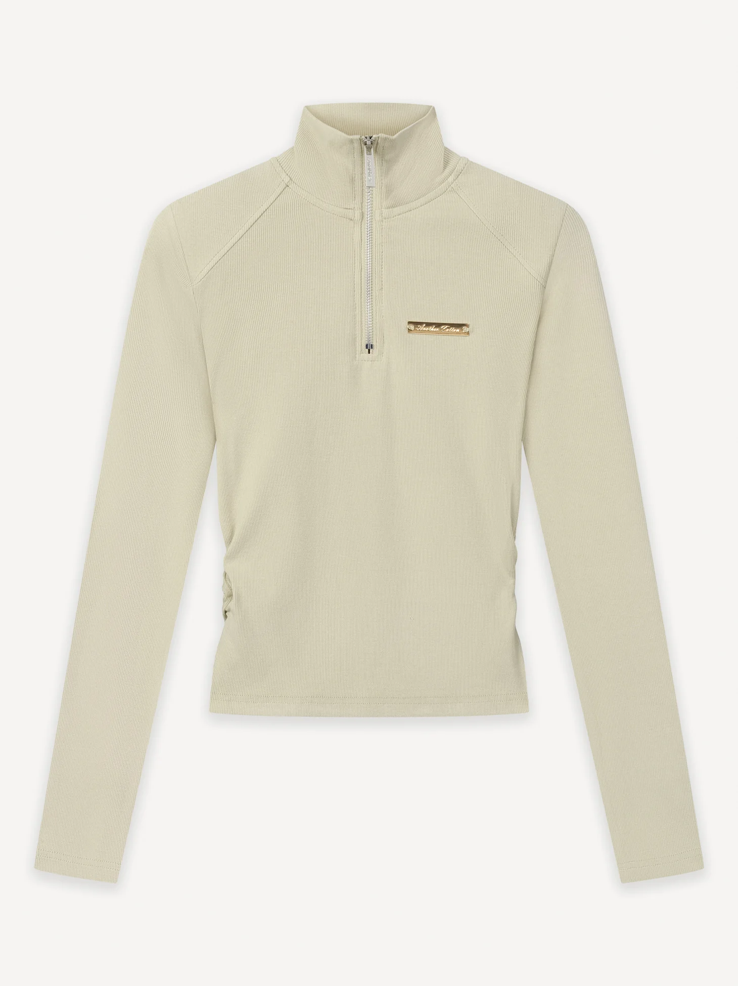 Another Cropped Rib Half Zip Longsleeve - Image 5