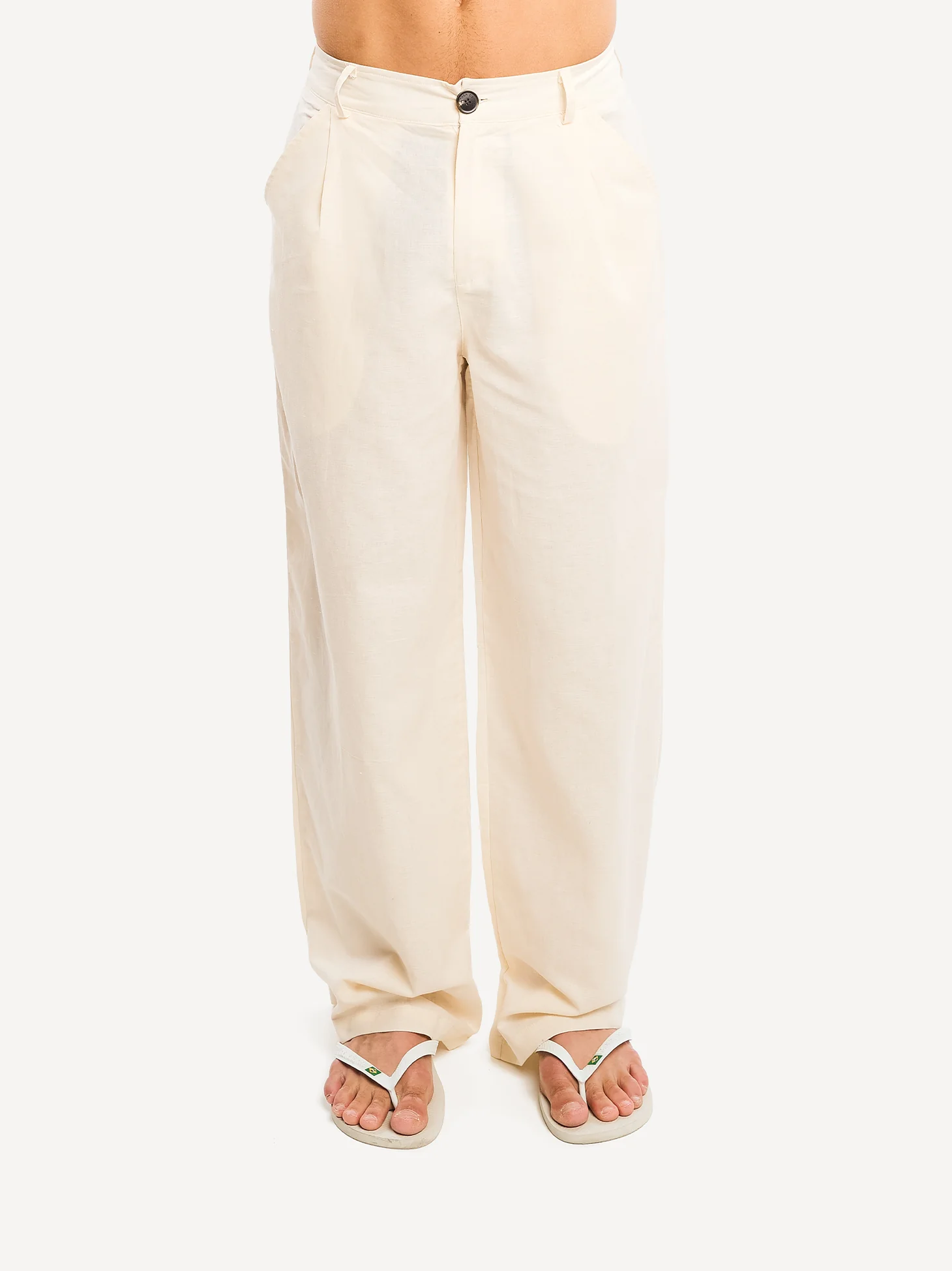 Another Wide Fit Linen Pant - Image 11
