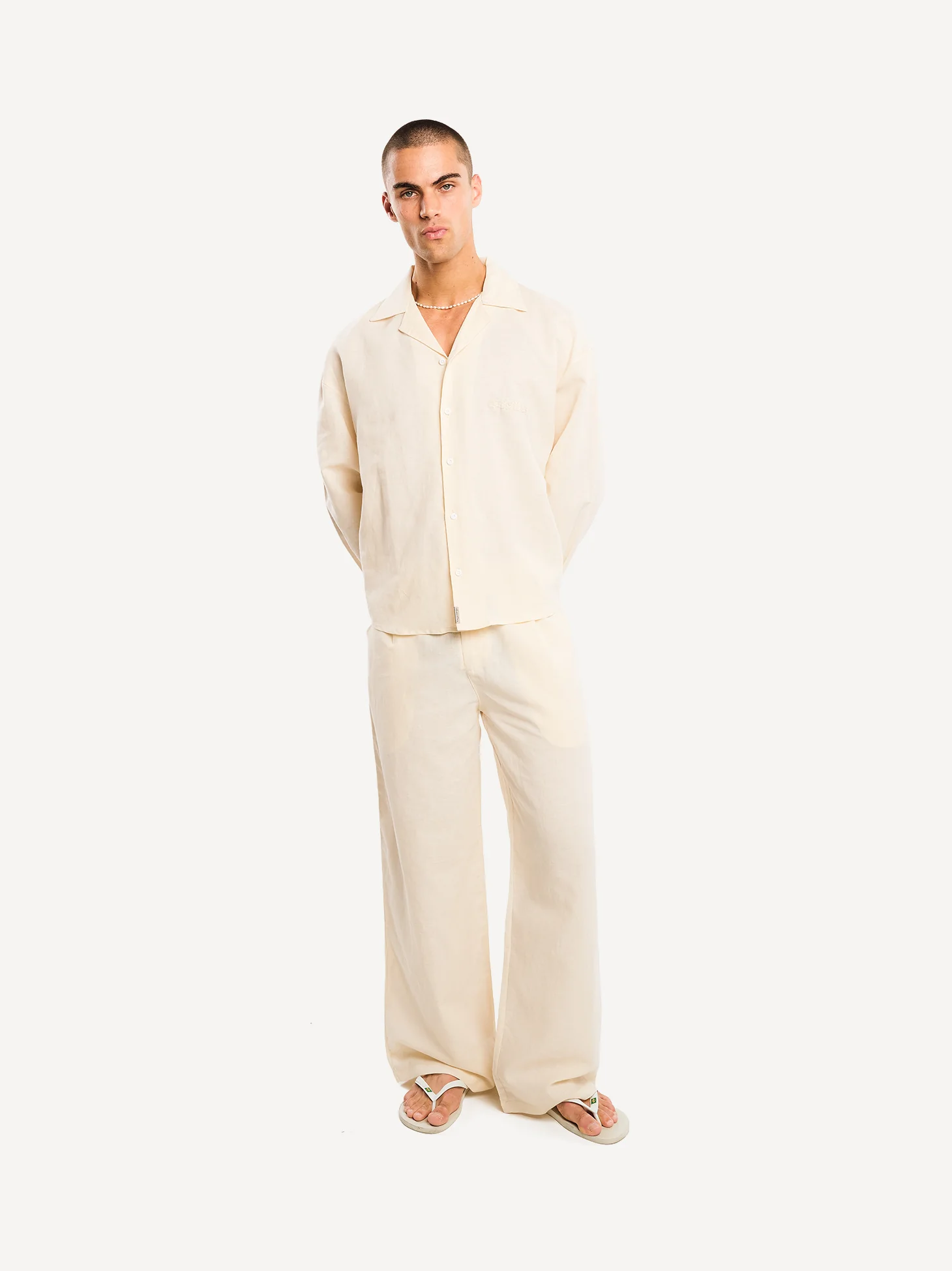 Another Wide Fit Linen Pant - Image 13