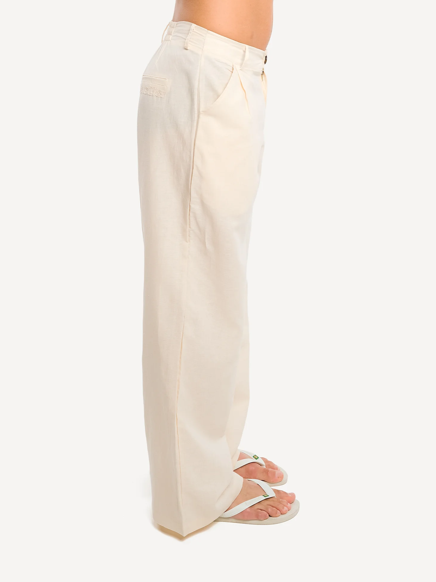 Another Wide Fit Linen Pant - Image 17