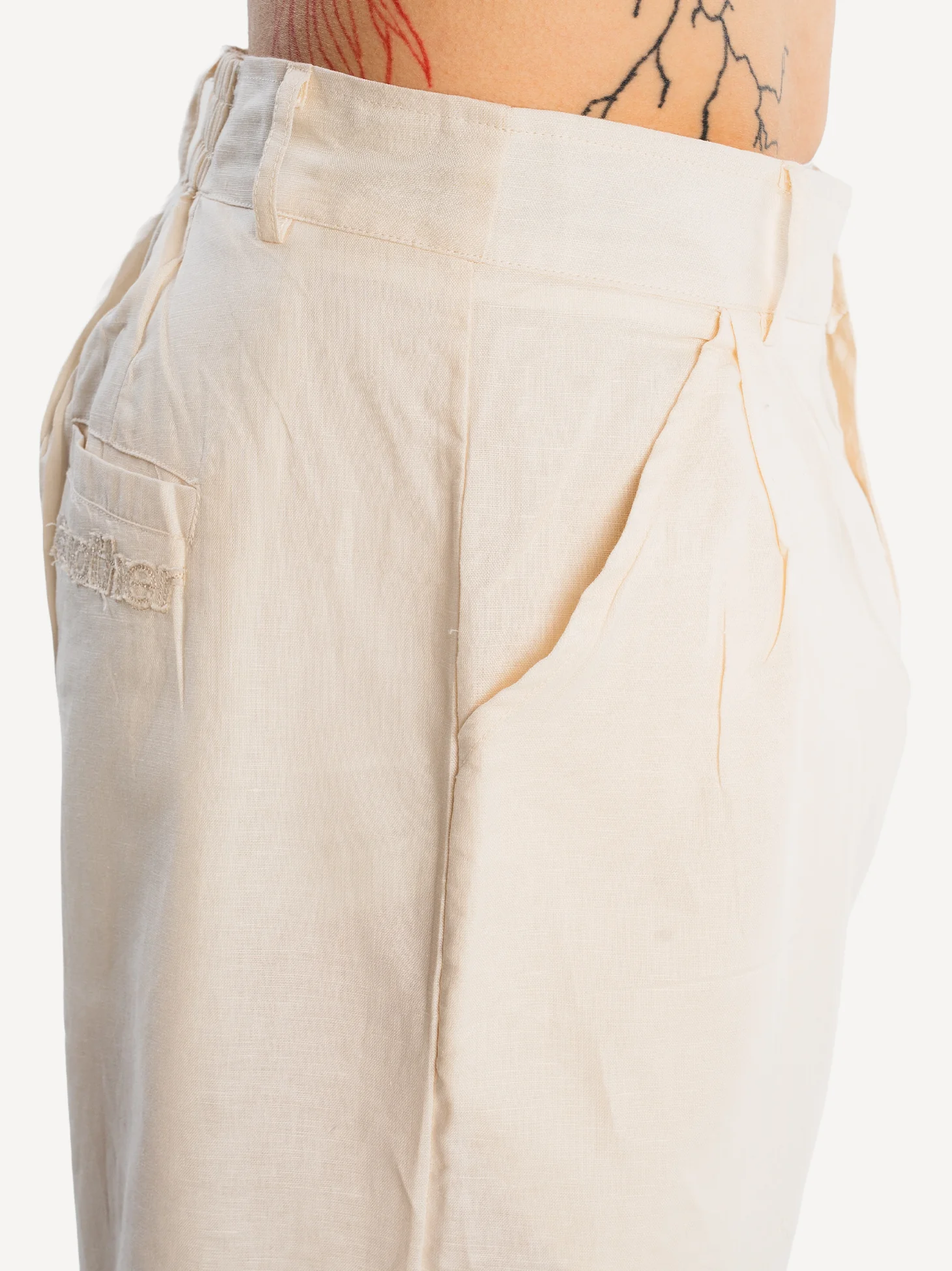 Another Wide Fit Linen Pant - Image 19
