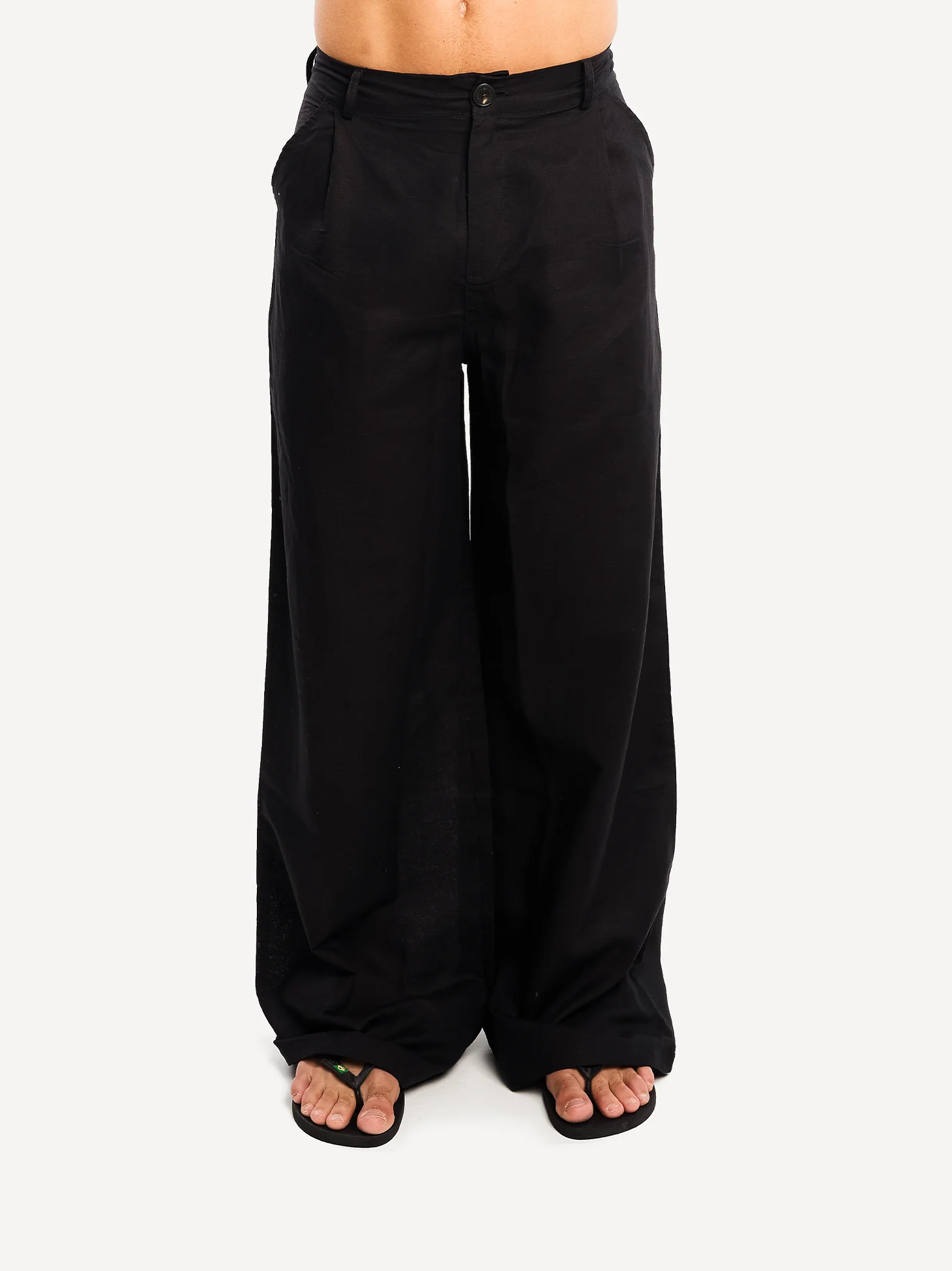 Another Wide Fit Linen Pant - Image 4
