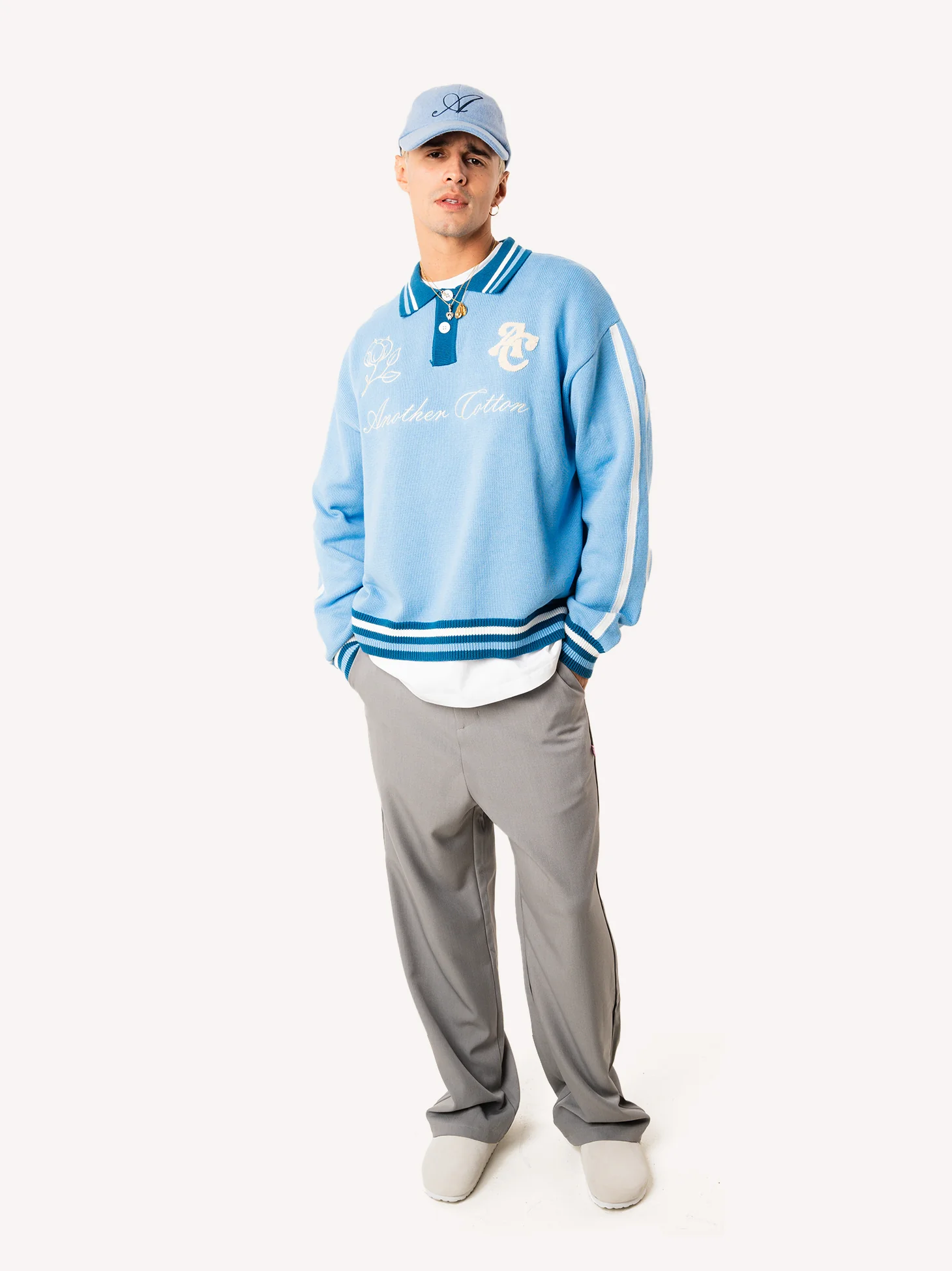 Another Oversize Knit Rugby Sweater - Image 2