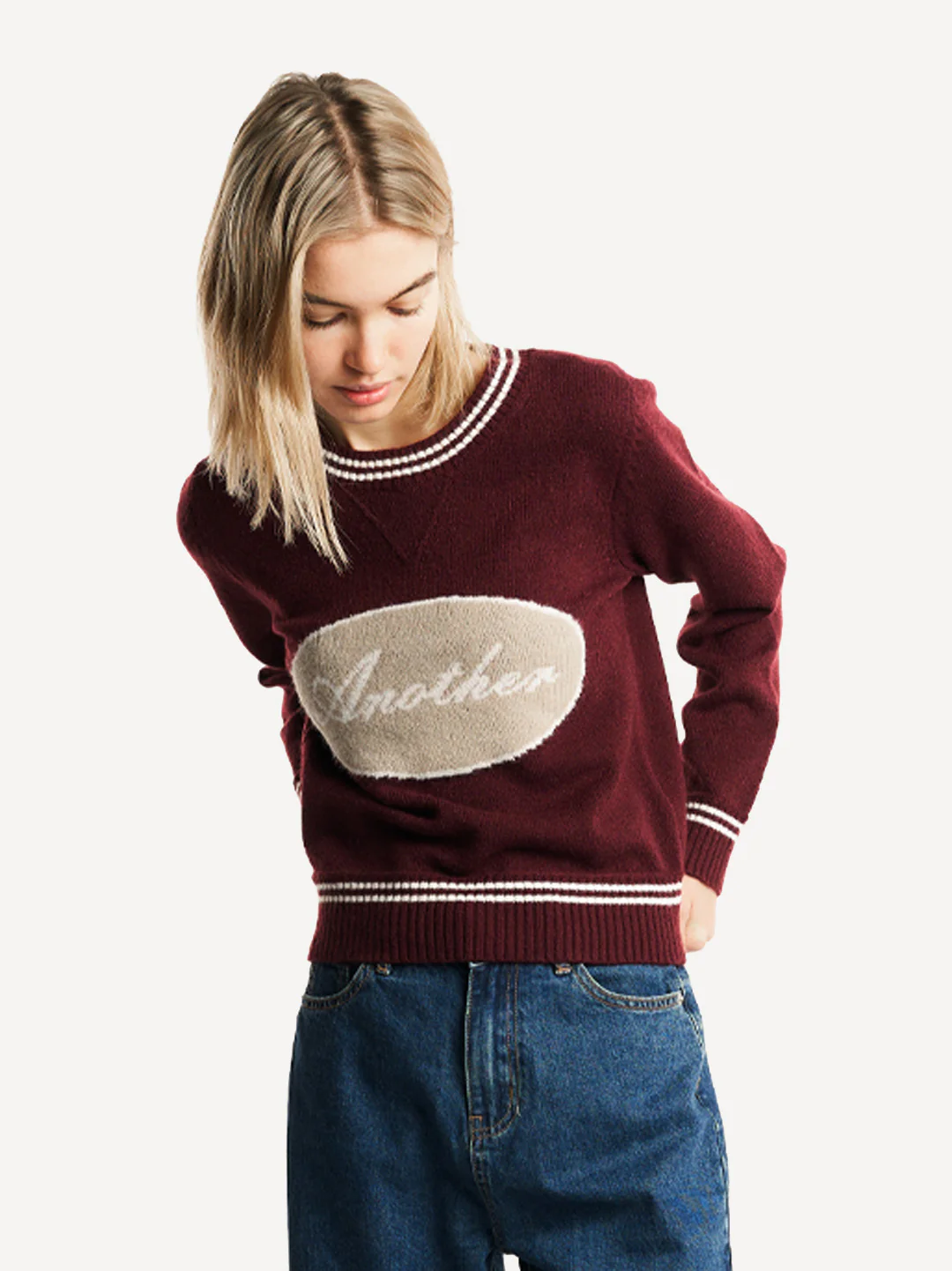 Another Patch Logo Signature Knit Sweater - Image 3