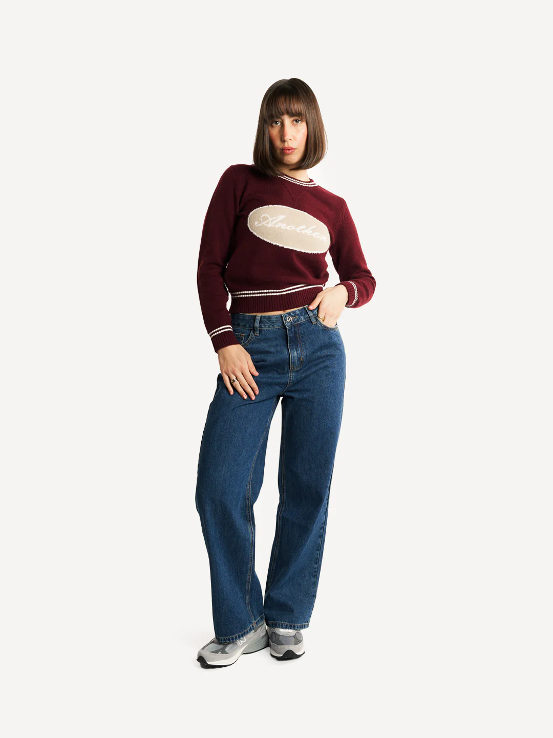 Another Patch Logo Signature Knit Sweater - Image 5