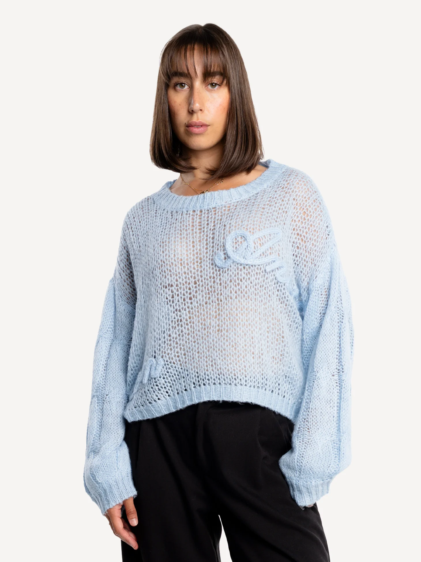 Another Signature WMN Cable Knit Sweater - Image 11