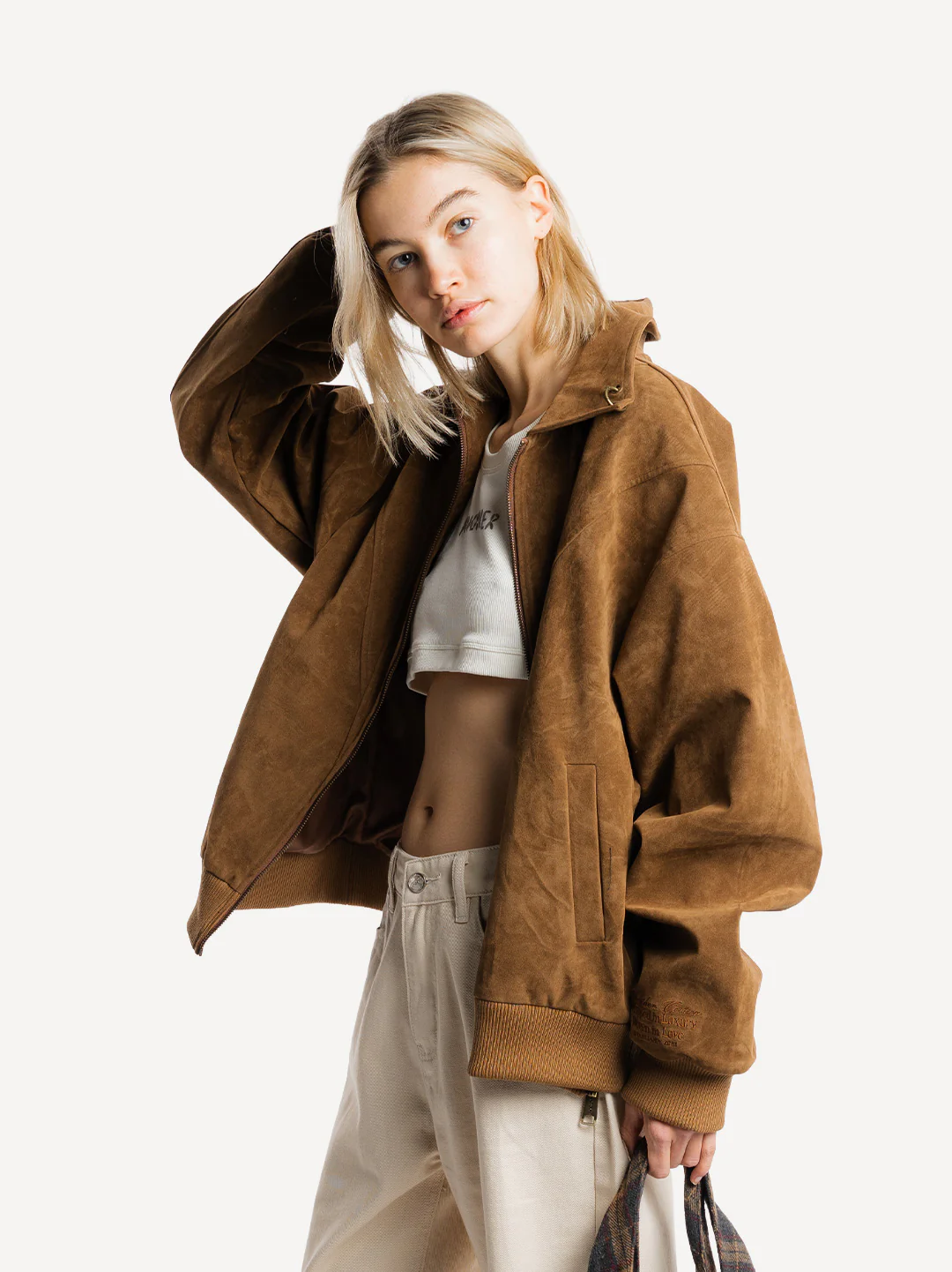 Another Vegan Suede Leather Jacket - Image 3