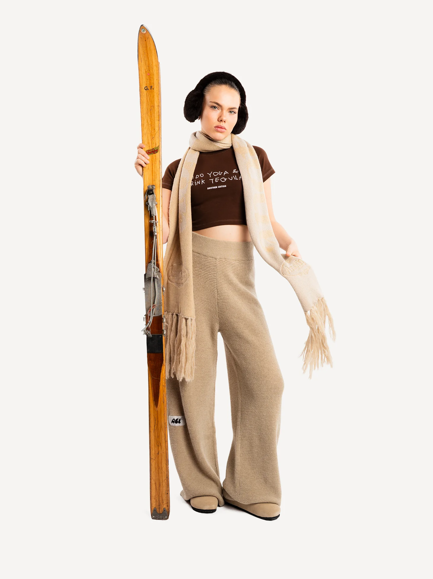Another Wide Leg Knit Pant Women - Image 12
