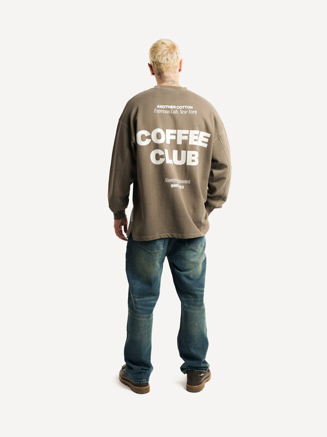 Coffee Club Washed Sweatshirt - Image 3