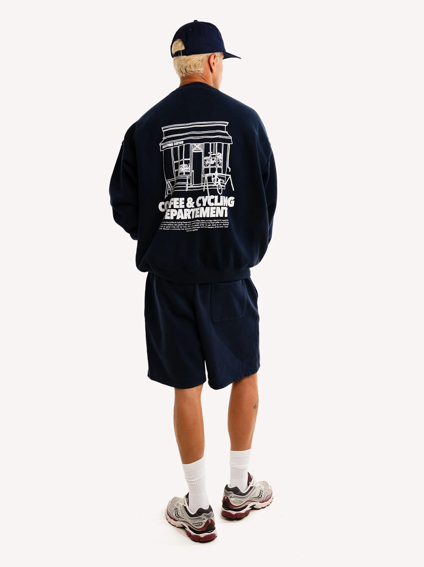 Coffee & Cycling Oversized Sweatshirt - Image 5