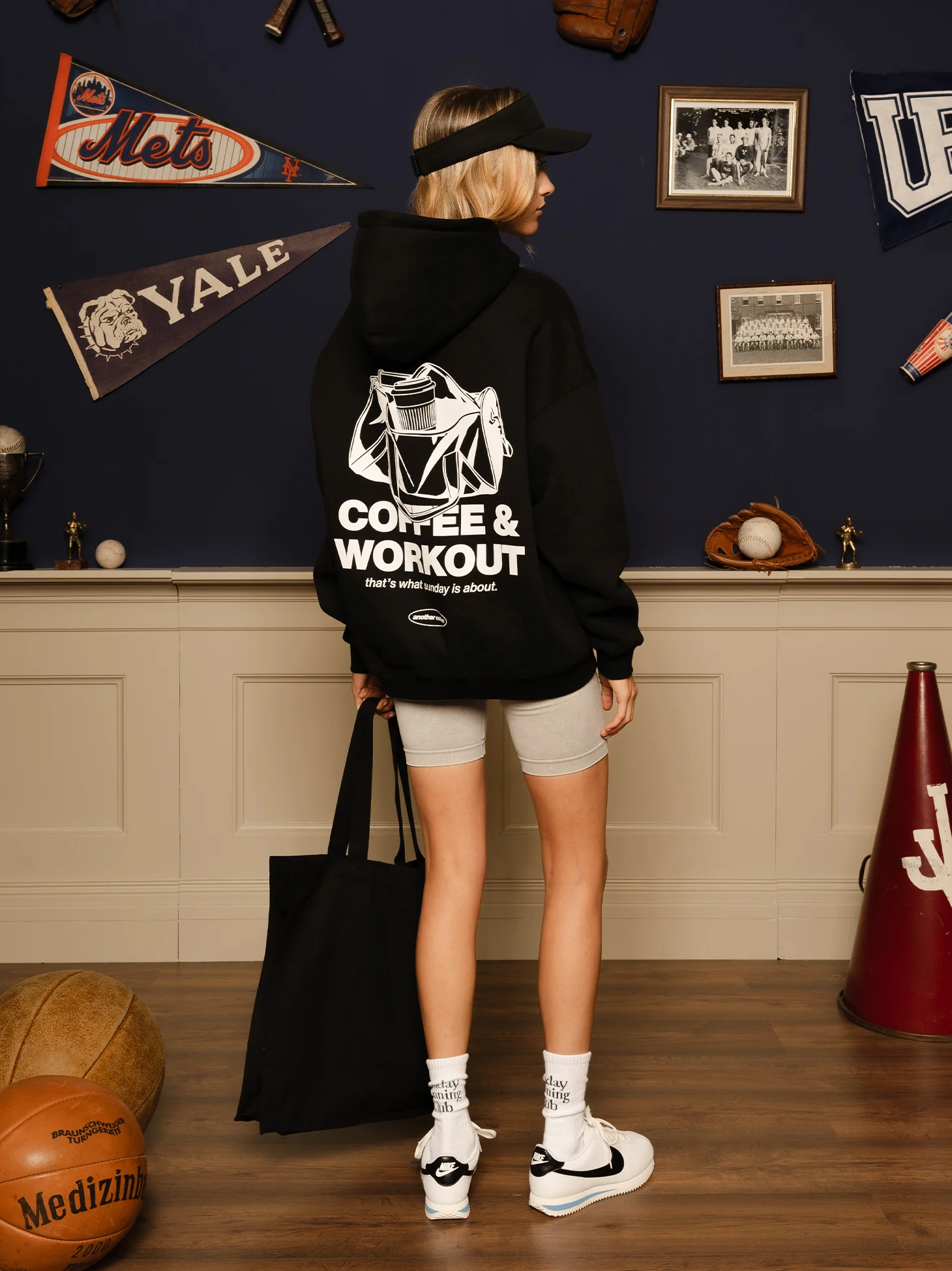 Coffee & Workout Oversized Hoodie - Image 5