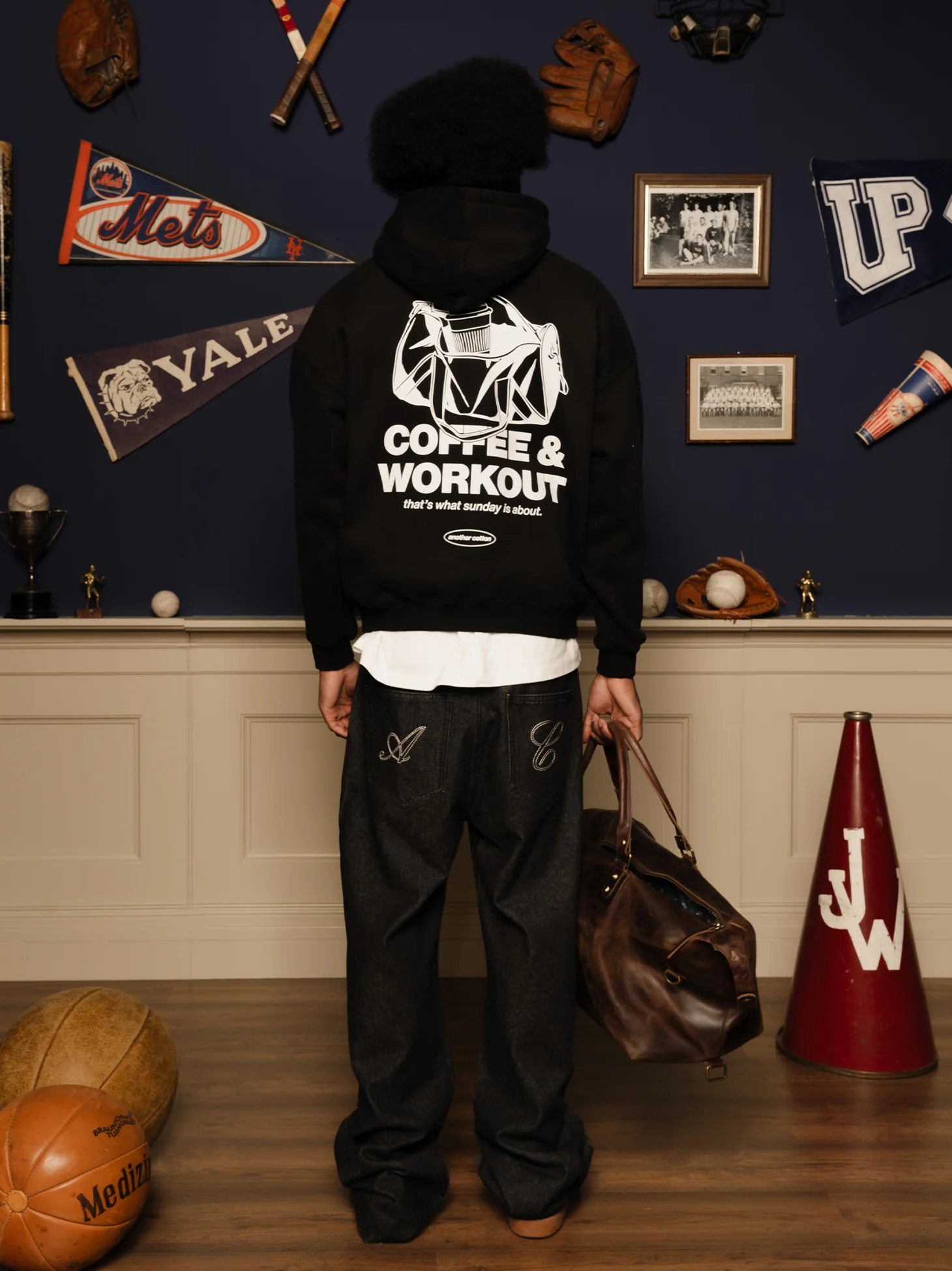 Coffee & Workout Oversized Hoodie - Image 7