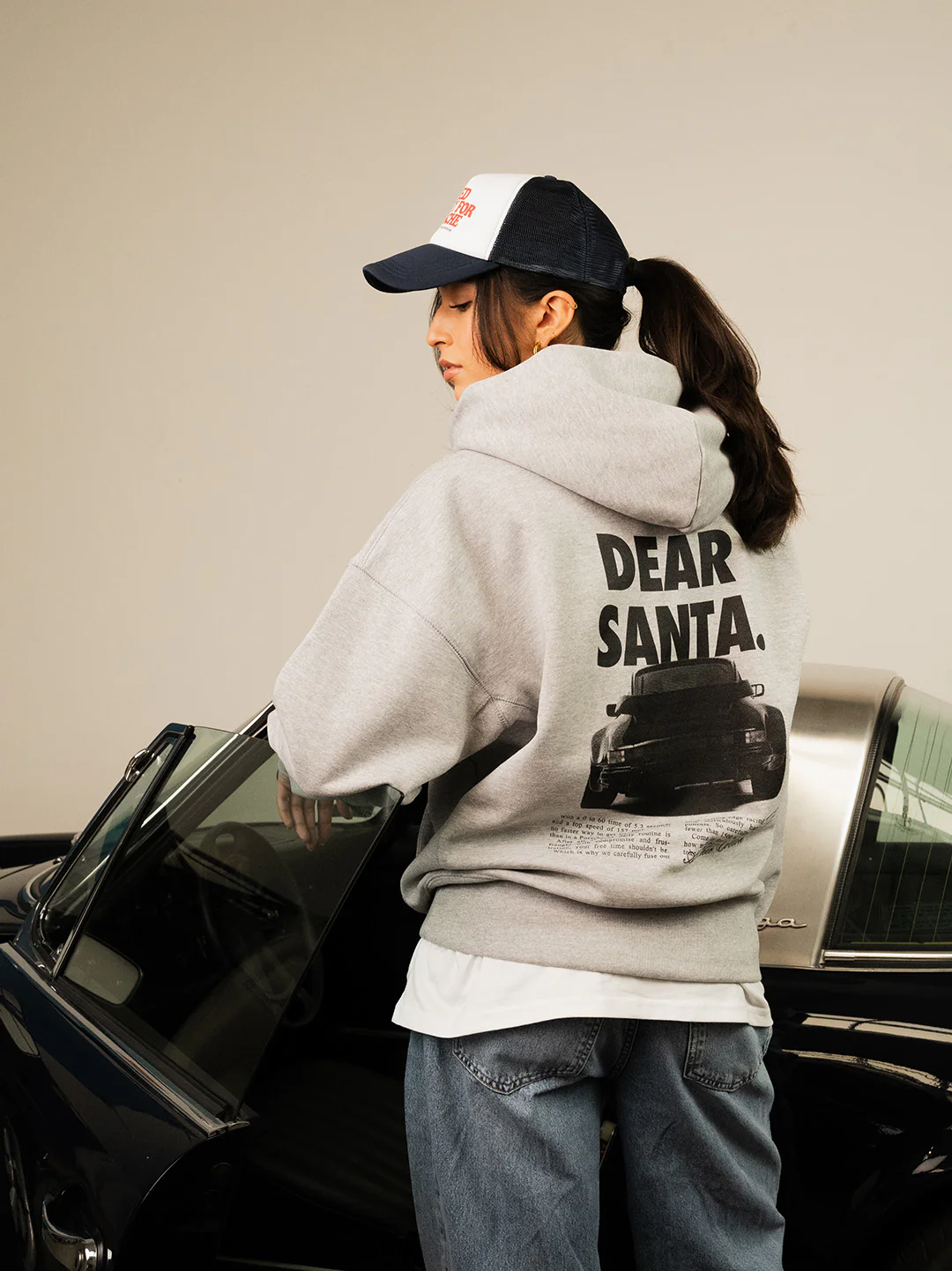 Dear Santa Oversized Hoodie - Image 3
