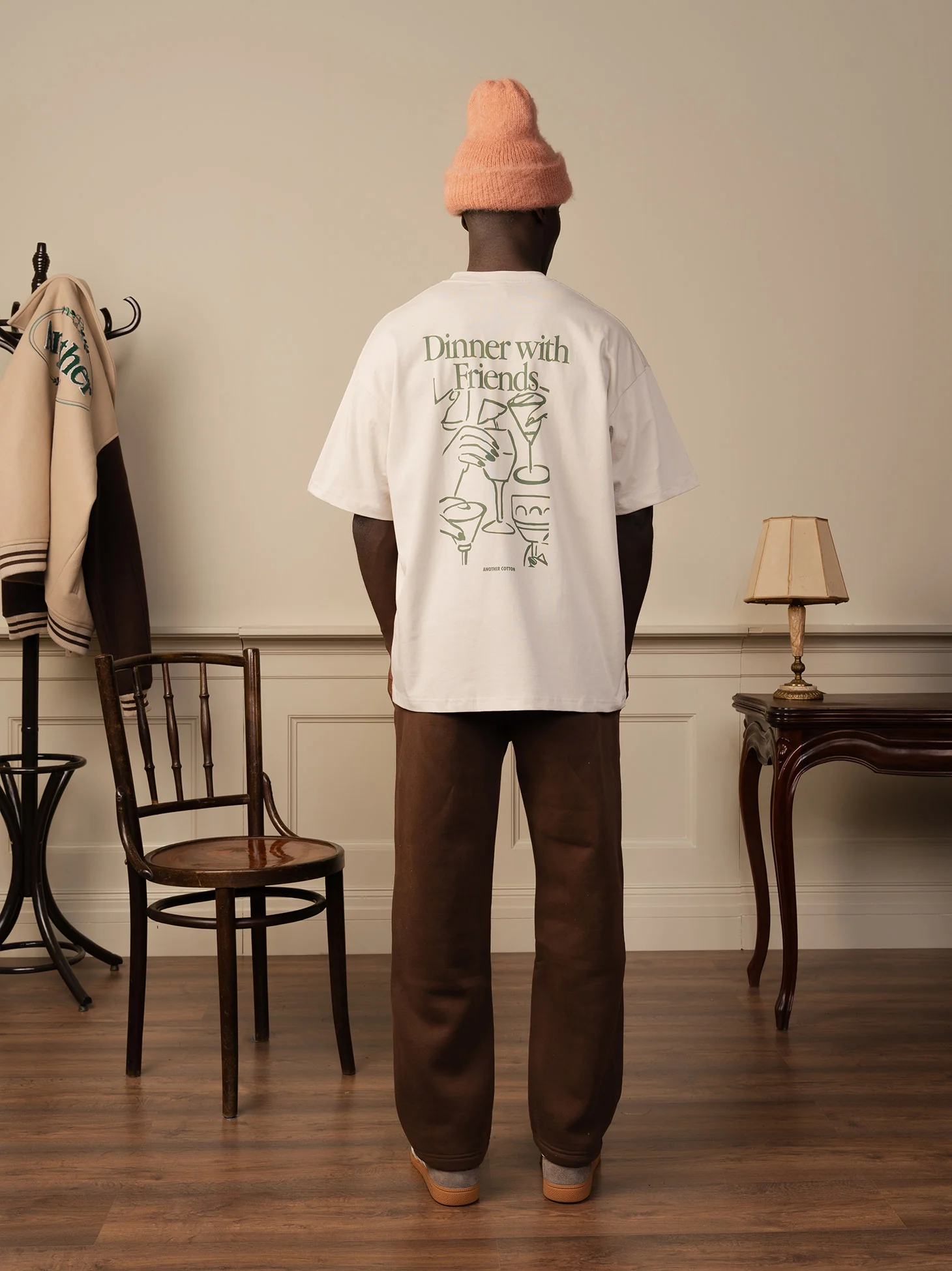 Dinner with Friends Oversized T-Shirt - Image 4
