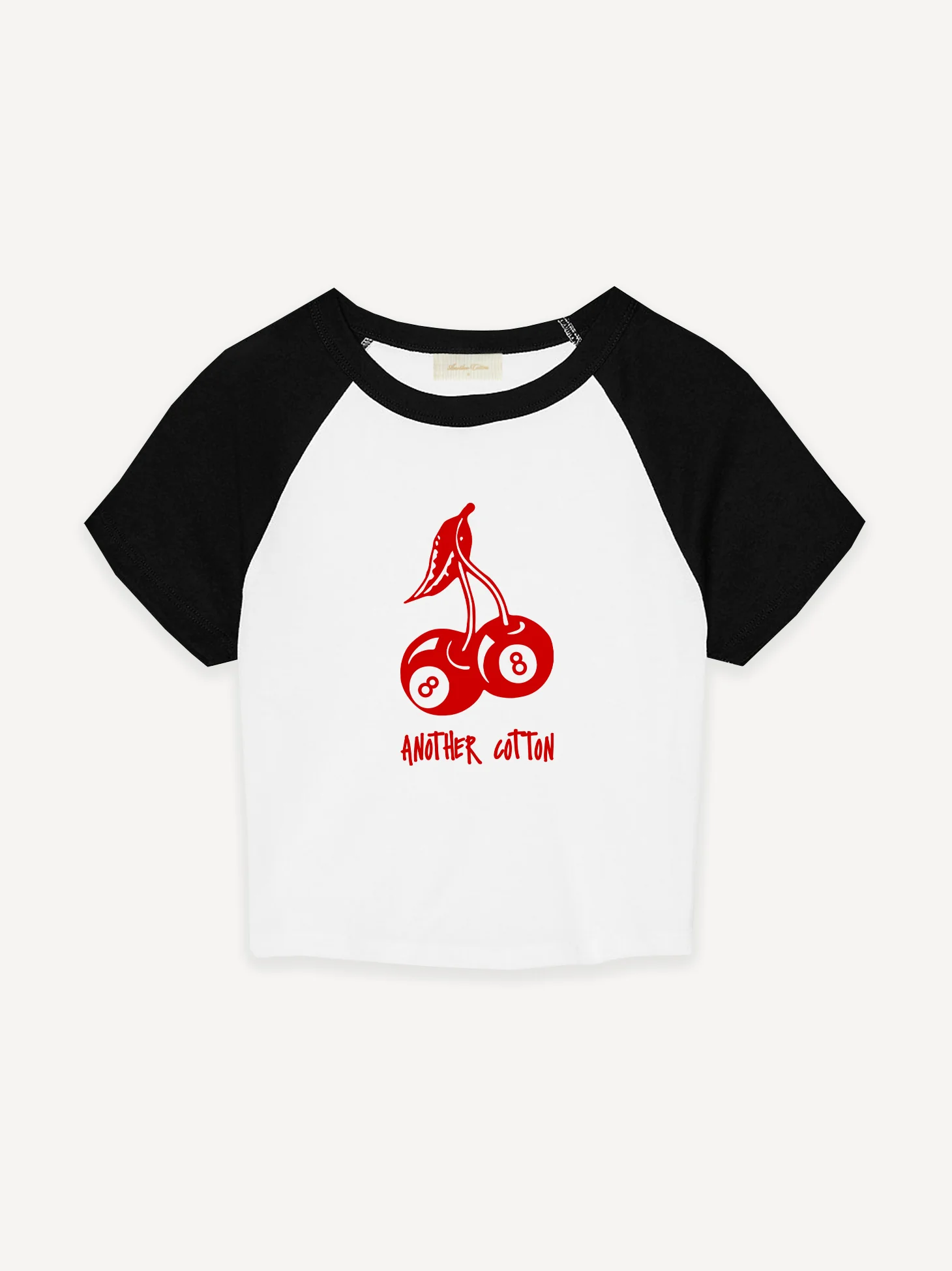 Eight Ball Rib Raglan Baby Tee - Image 4