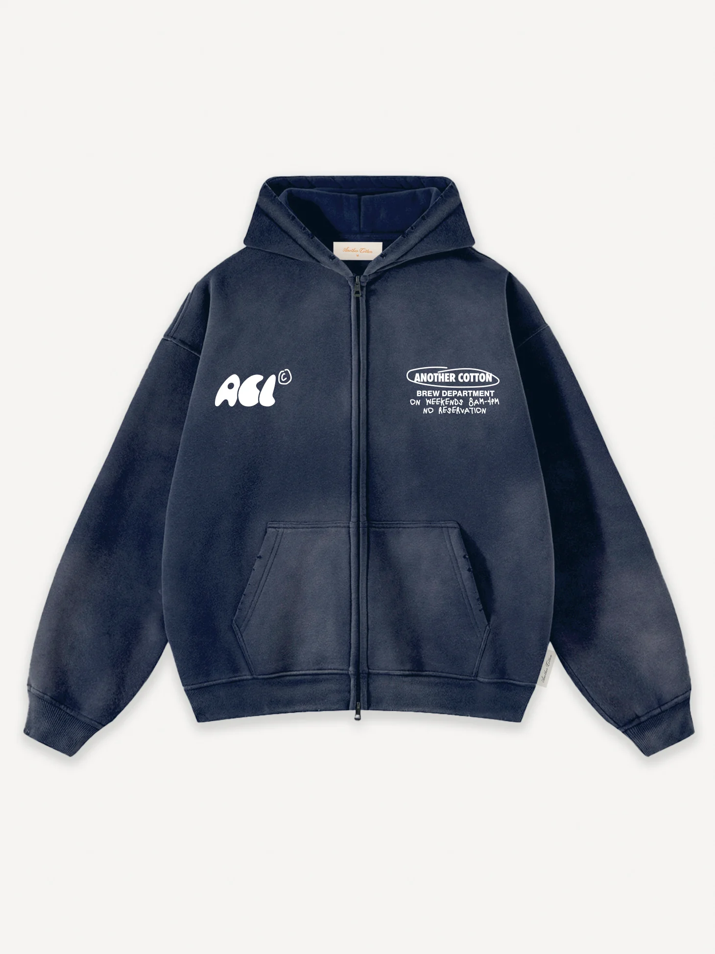 Espresso Society Washed Zip-Hoodie - Image 3
