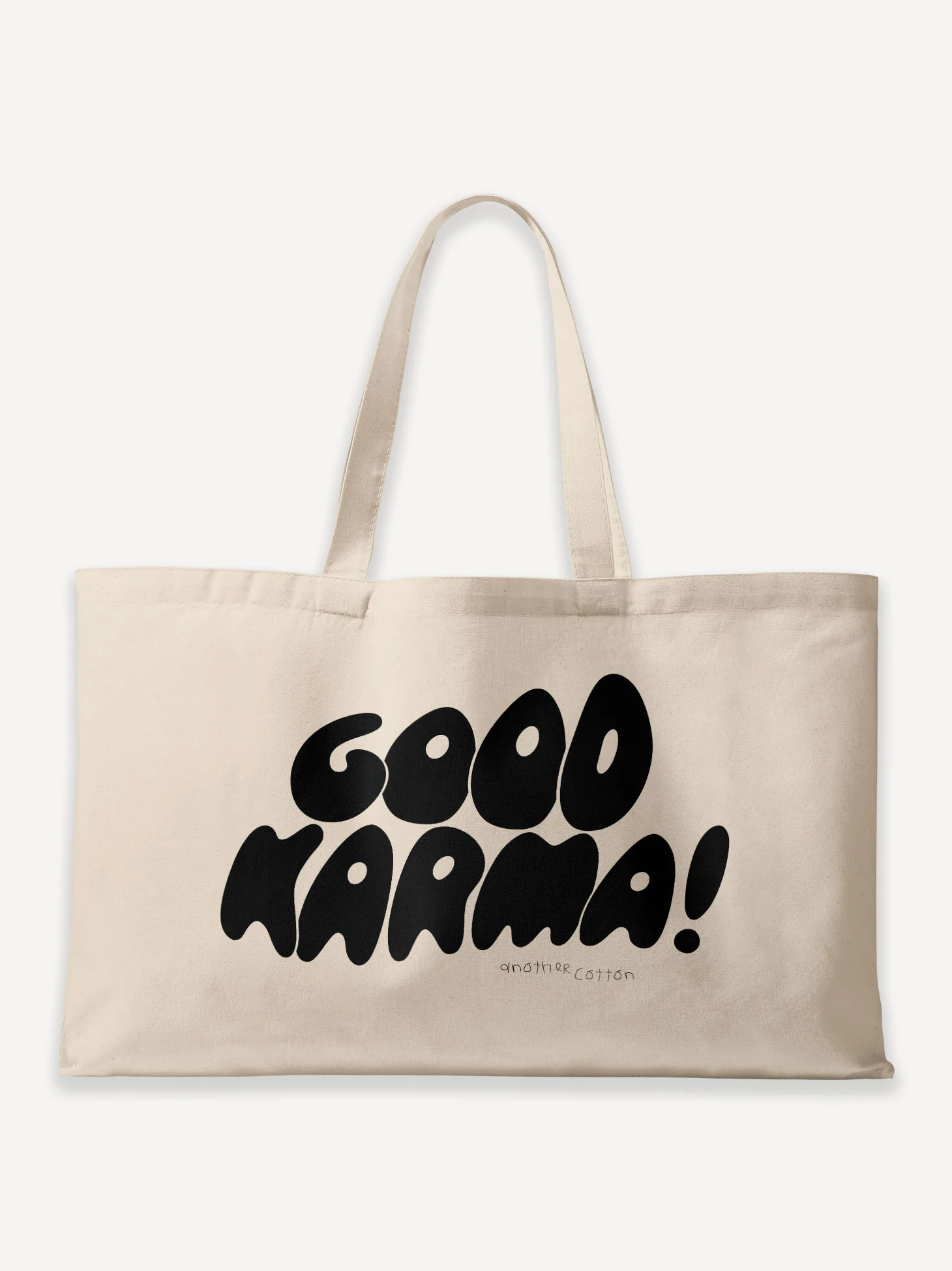Good Karma Oversized Canvas Bag - Image 4