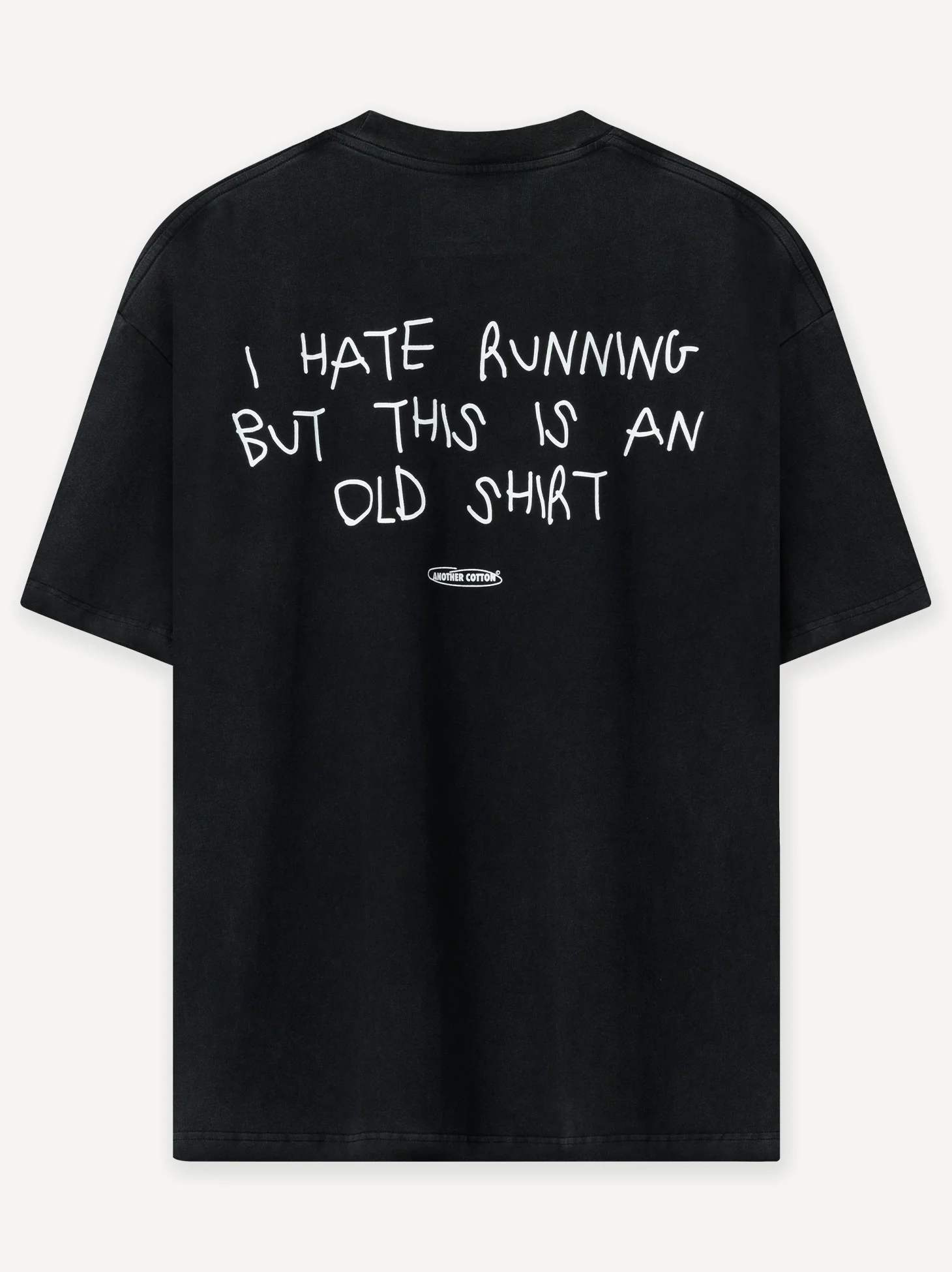 Hate Running Washed T-Shirt - Image 2