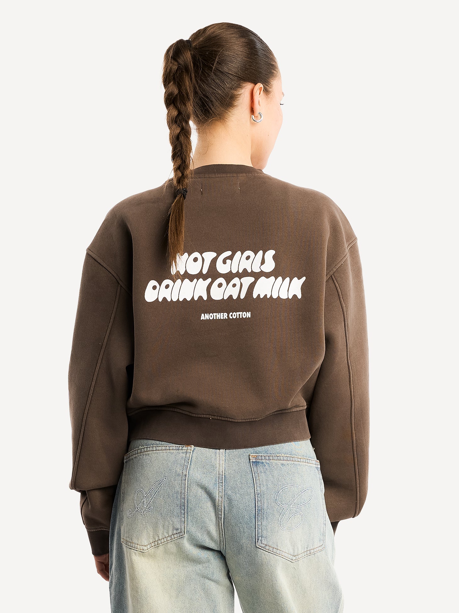 Hot Girls Sweatshirt Cropped Sweatshirt - Image 3