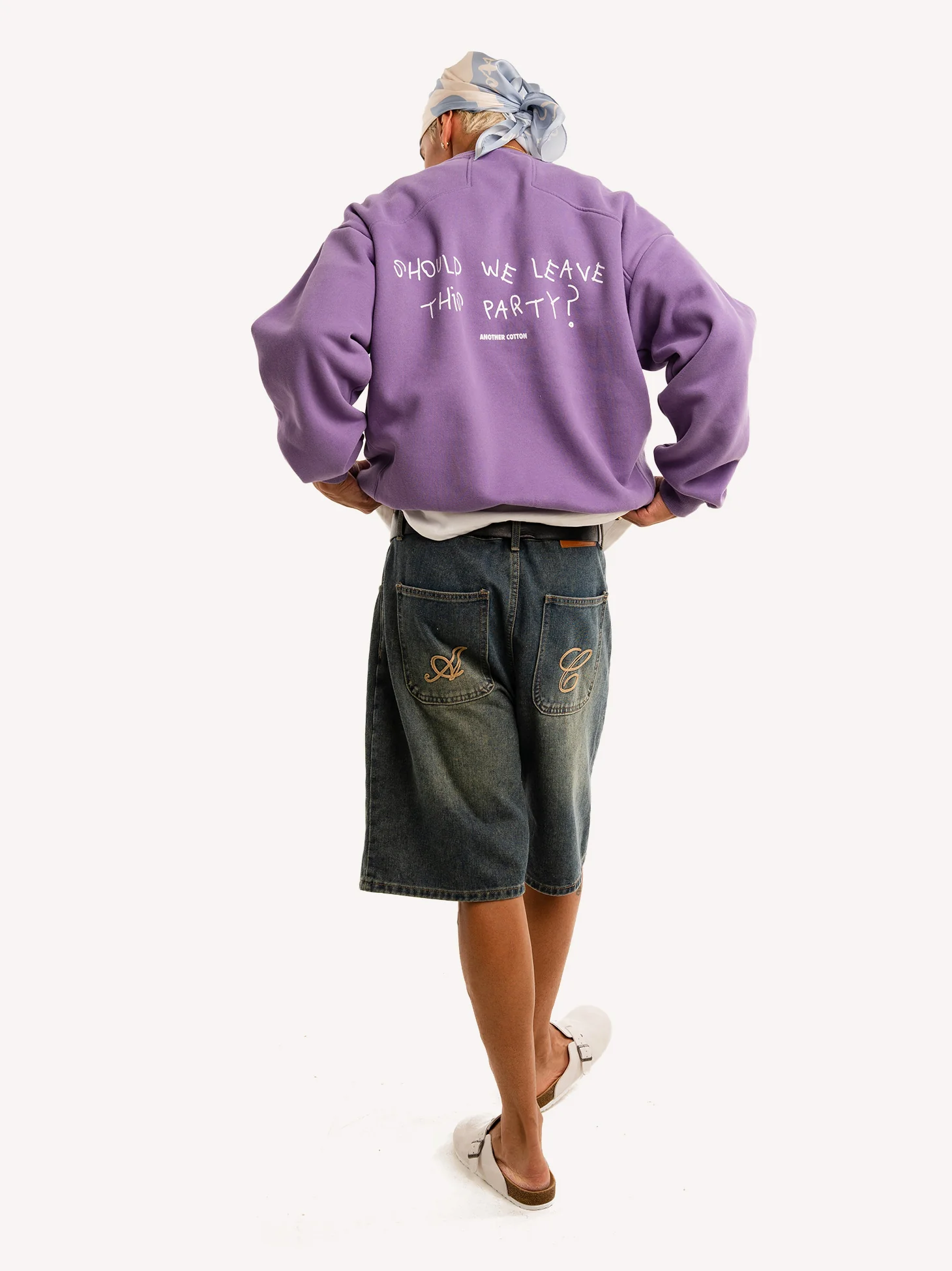 Leave The Party Oversized Sweatshirt - Image 3