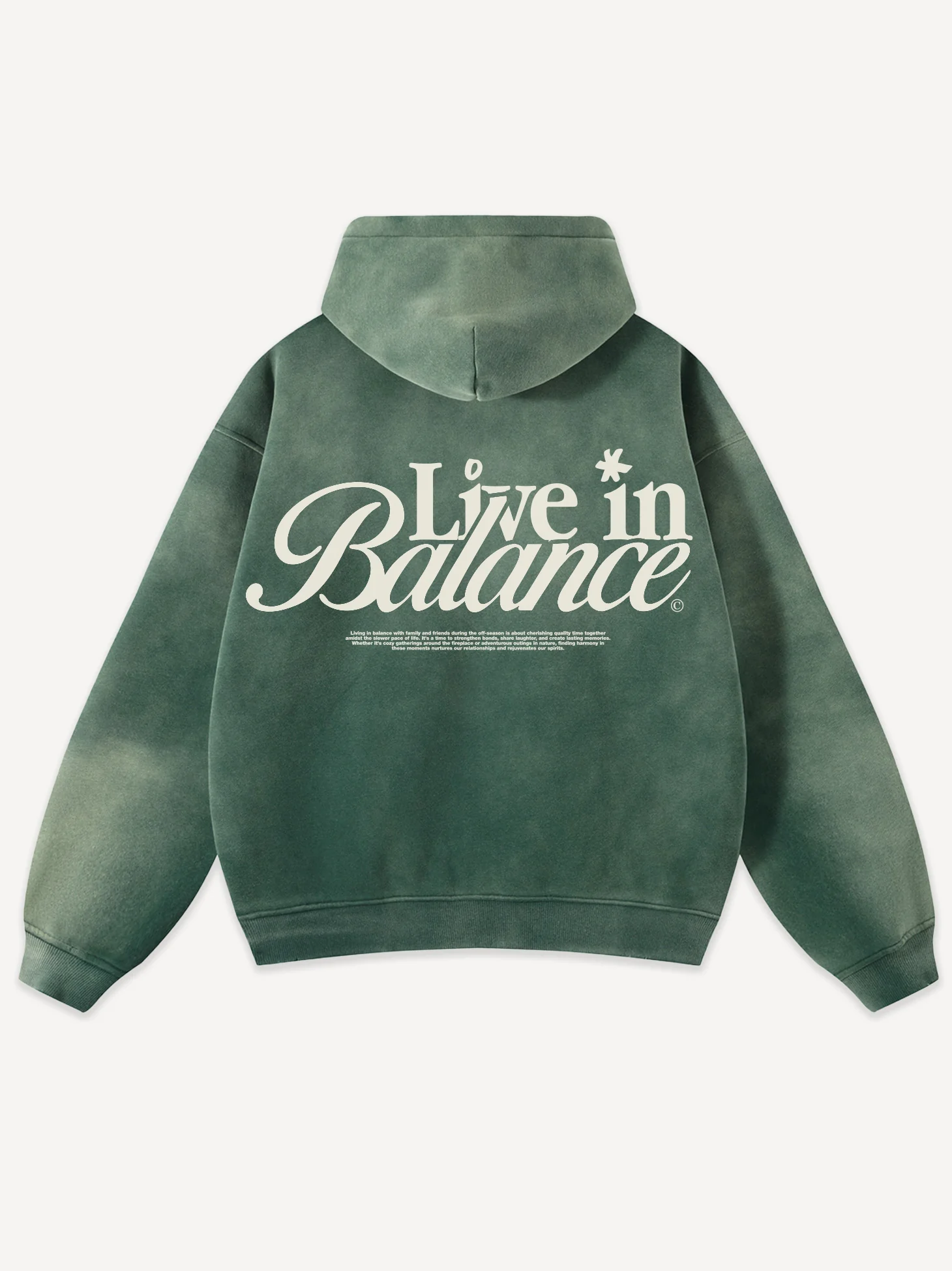 Live in Balance Oversized Zip Hoodie - Image 4