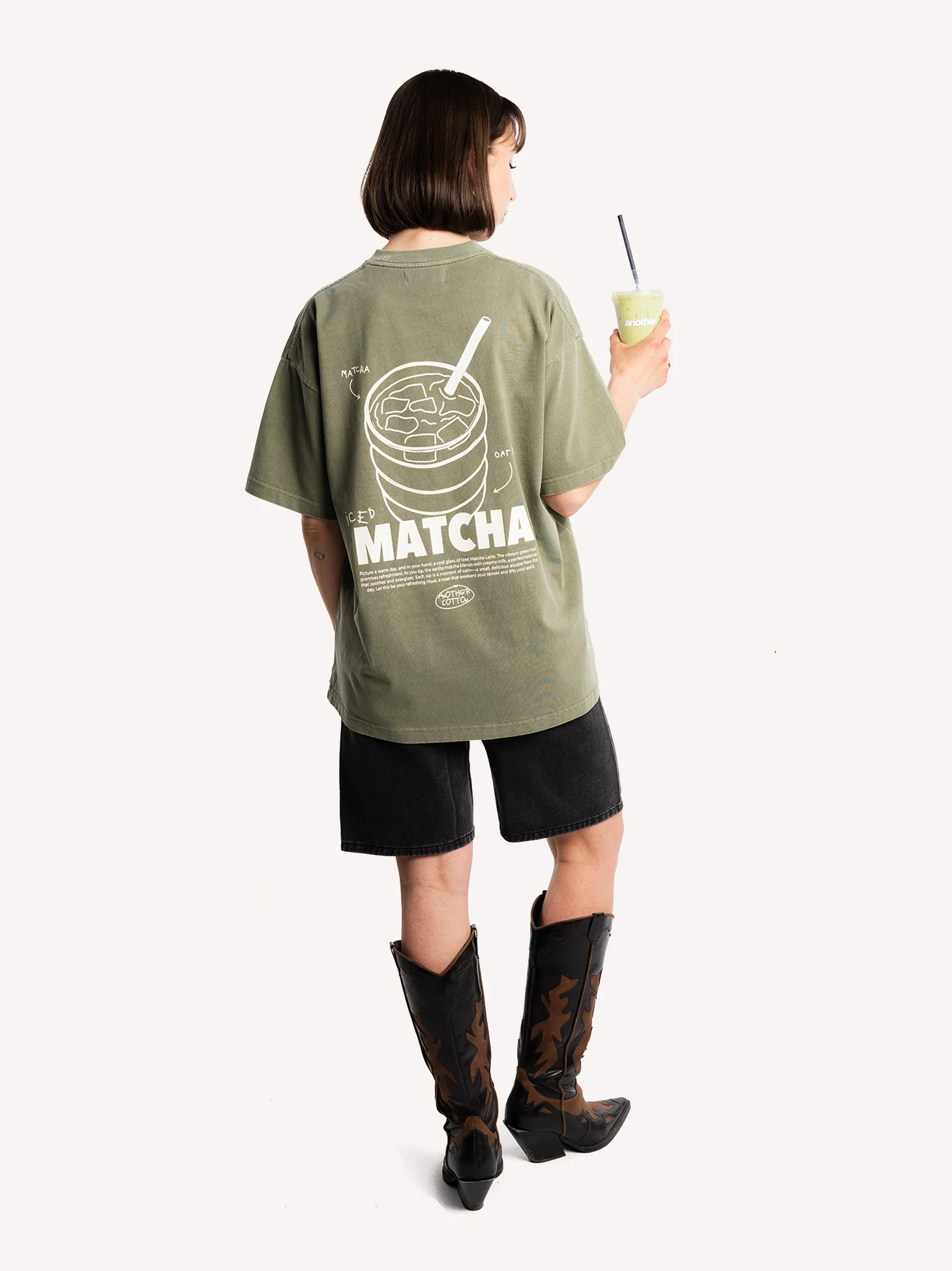 Matcha A Mio Oversized T-Shirt - Image 4