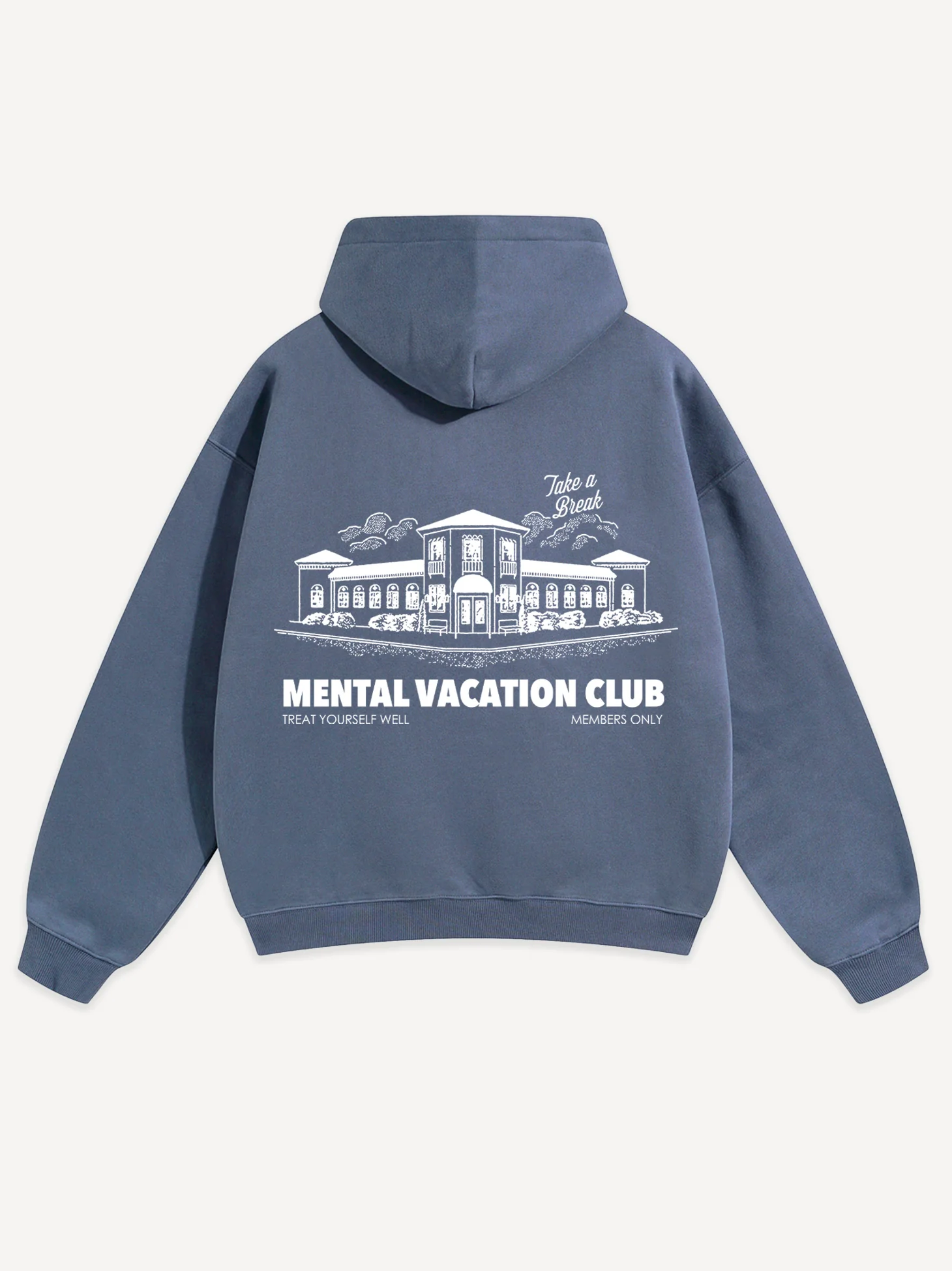 Mental Vacation Club Oversized Hoodie - Image 7