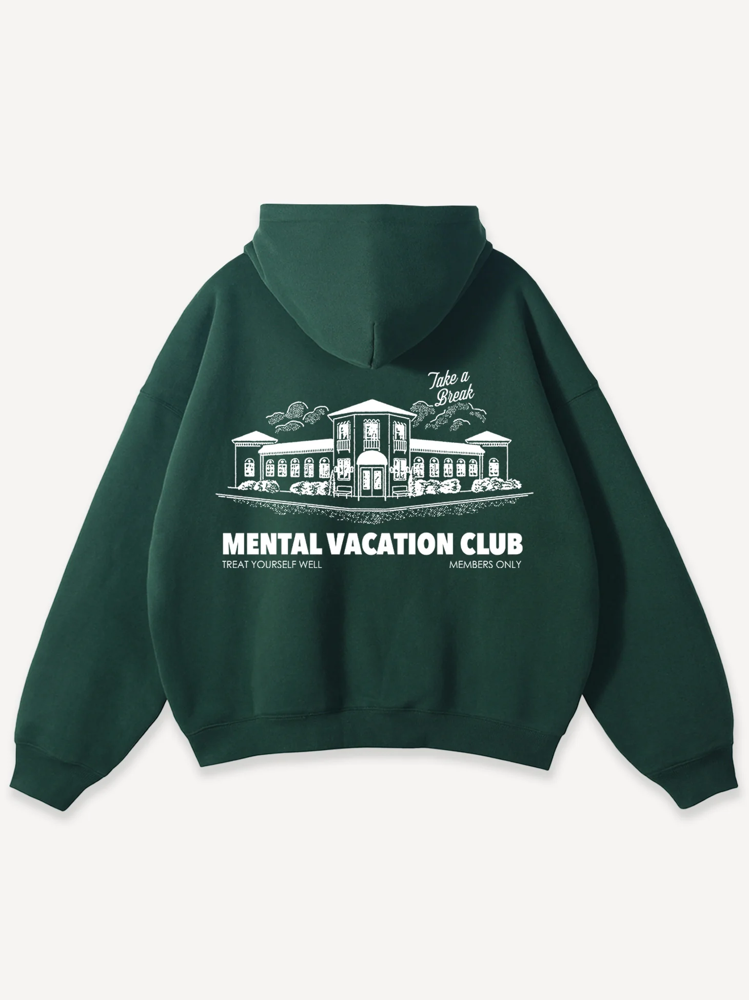 Mental Vacation Club Oversized Hoodie - Image 9