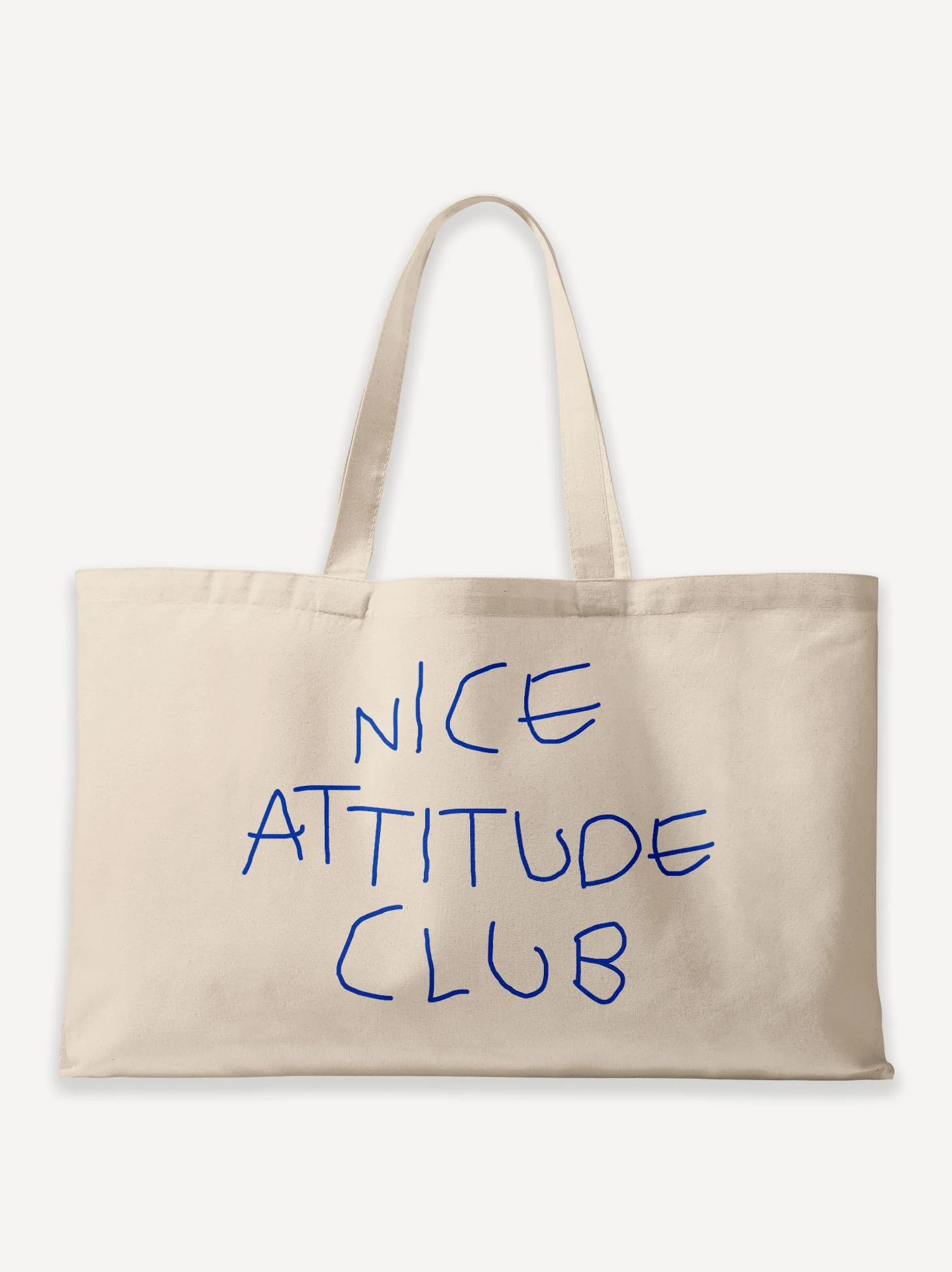 Nice Attitude Club Oversized Canvas Bag - Image 3