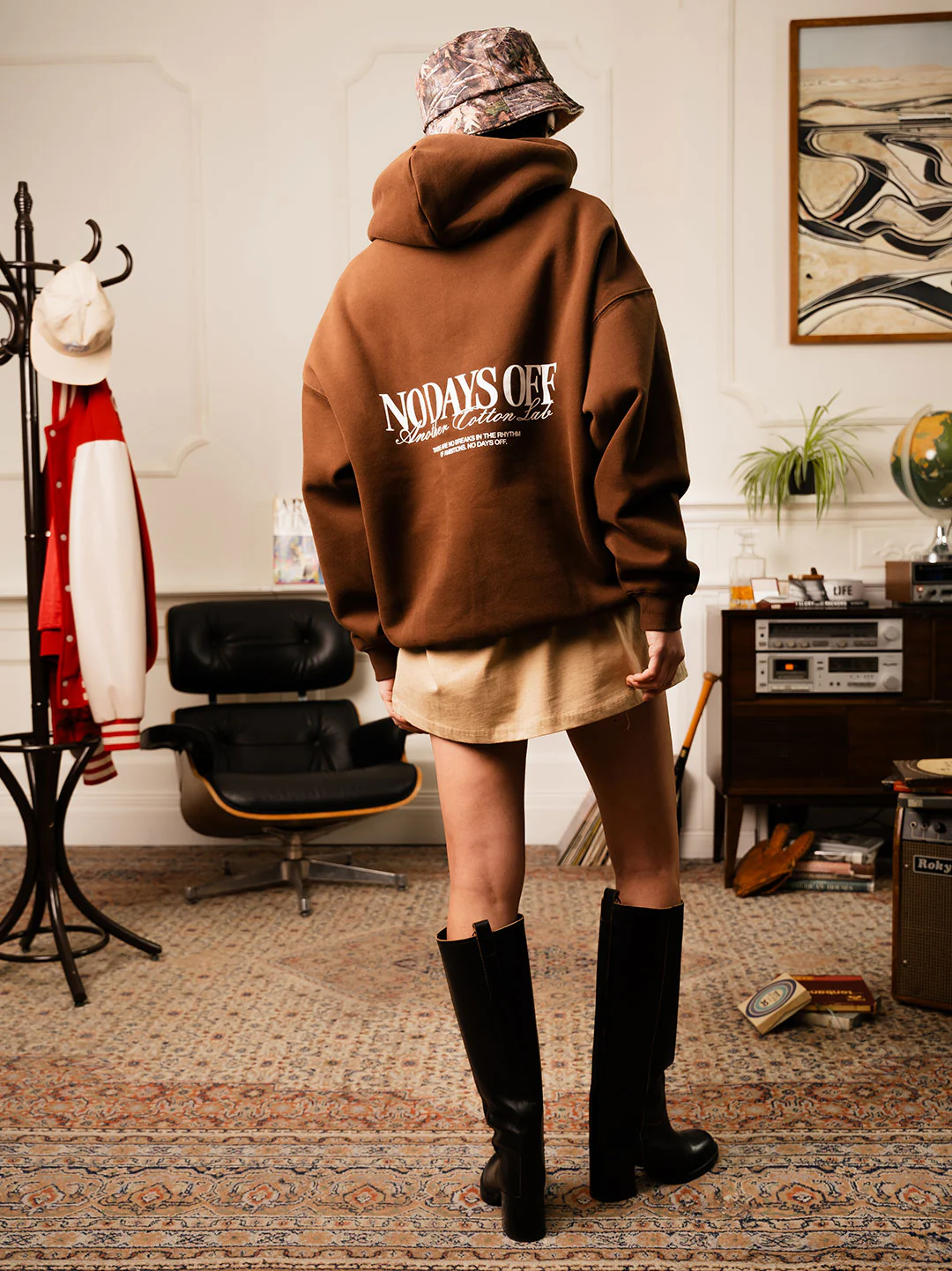 No Days Off Oversize Hoodie - Image 2