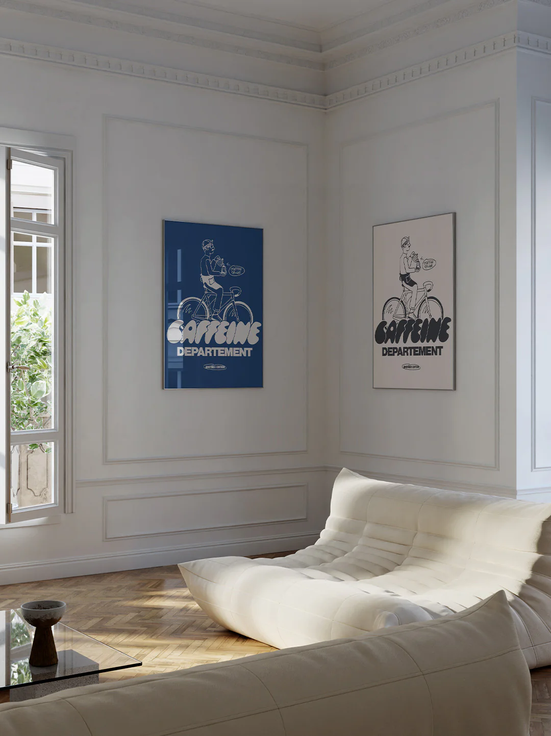 Off White Caffeine Department Poster - Image 2