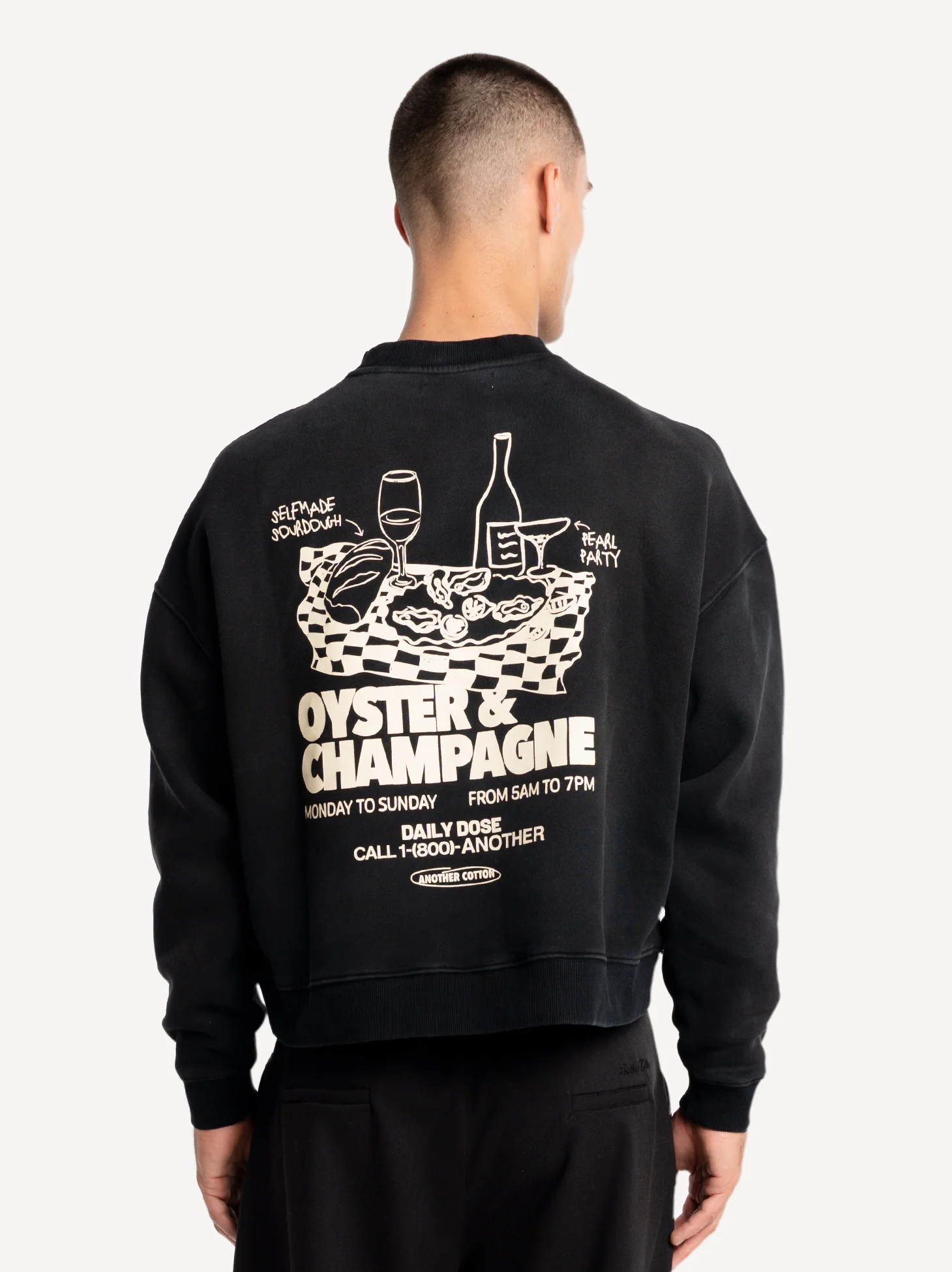 Oyster & Champagne Oversized Sweatshirt - Image 4