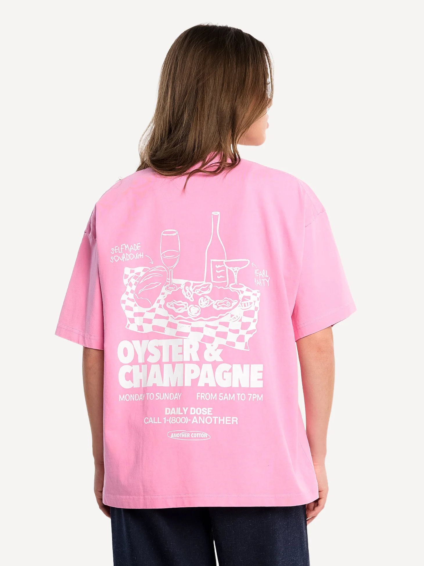 Oyster & Champagne Oversized T-Shirt - Image 4