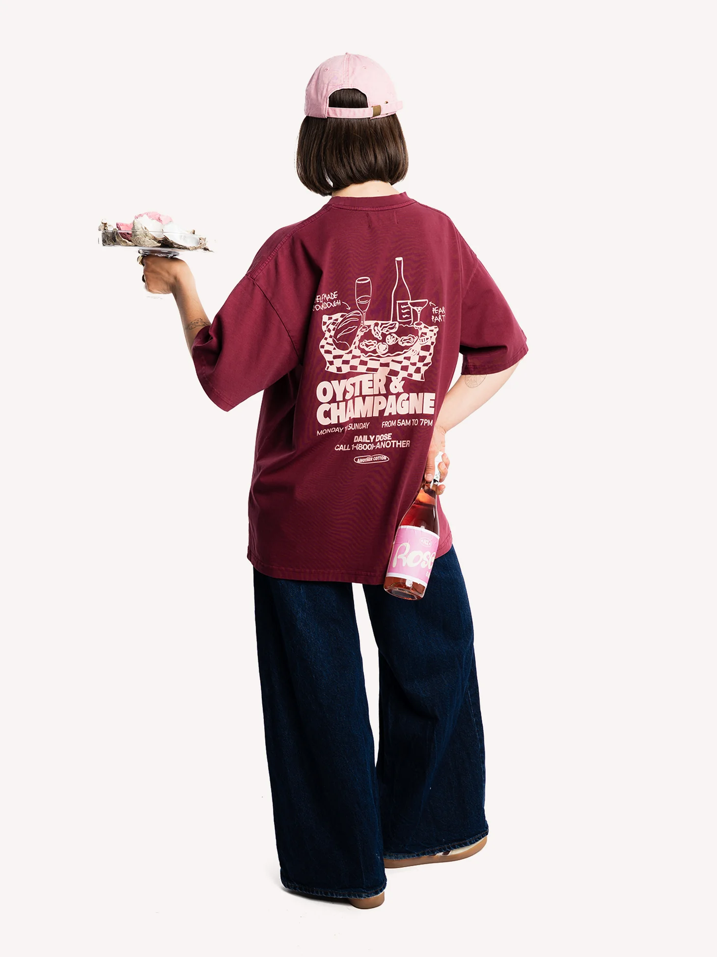 Oyster & Champagne Oversized T-Shirt - Image 7