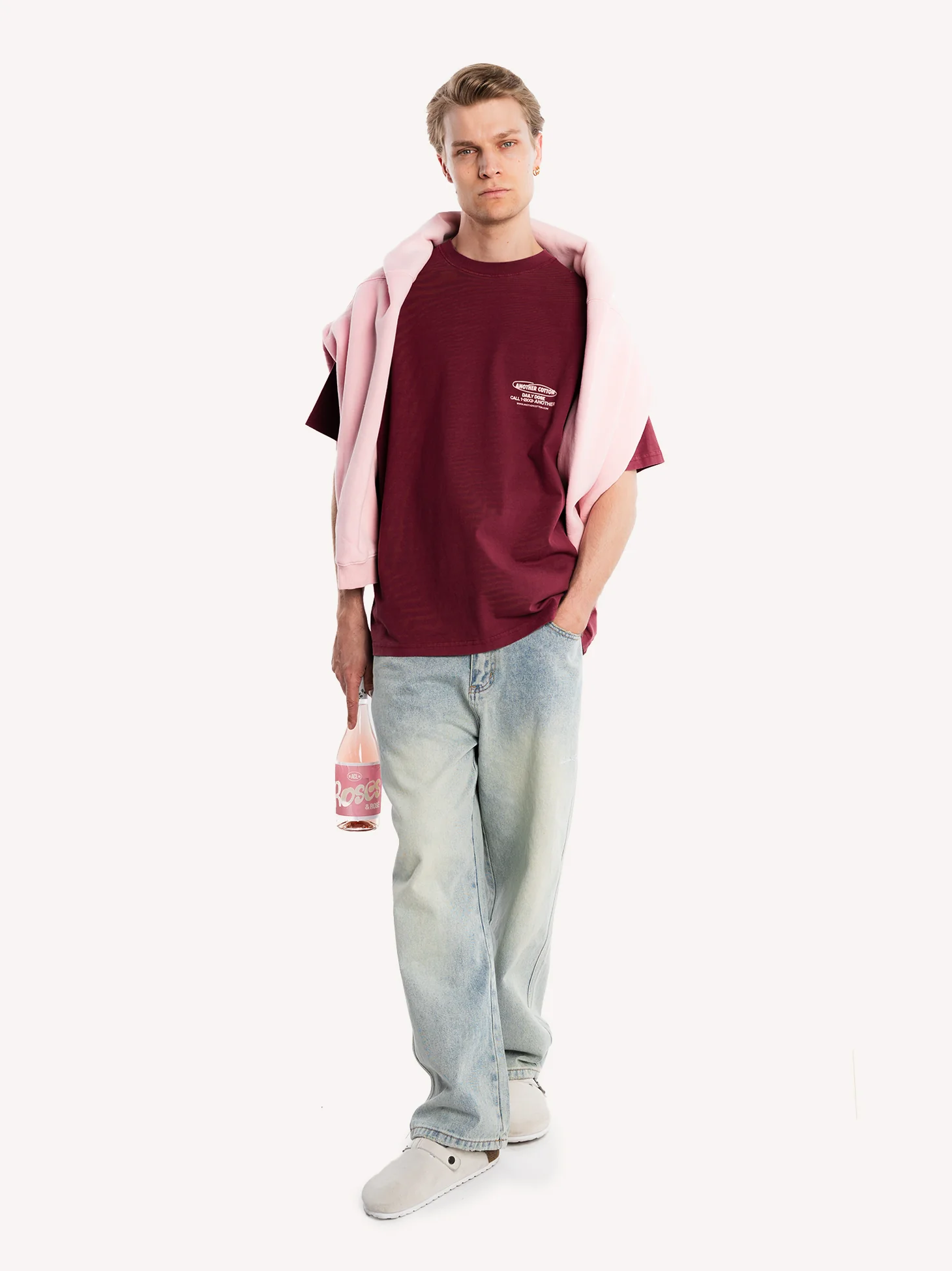 Oyster & Champagne Oversized T-Shirt - Image 9