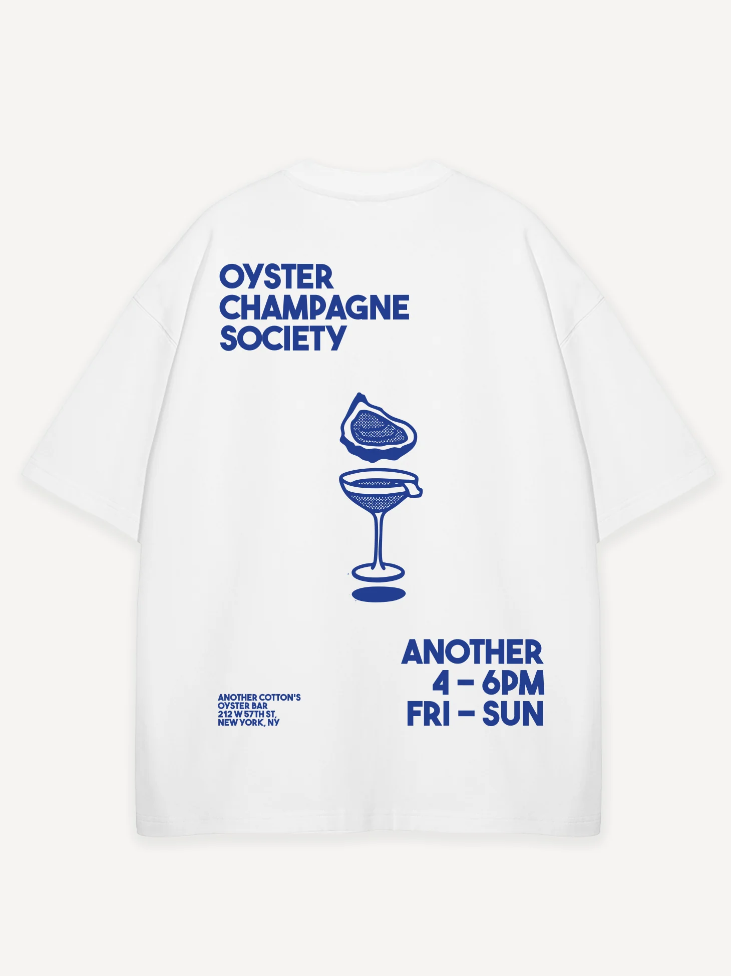 Oyster & Champagne T-Shirt - Image 6