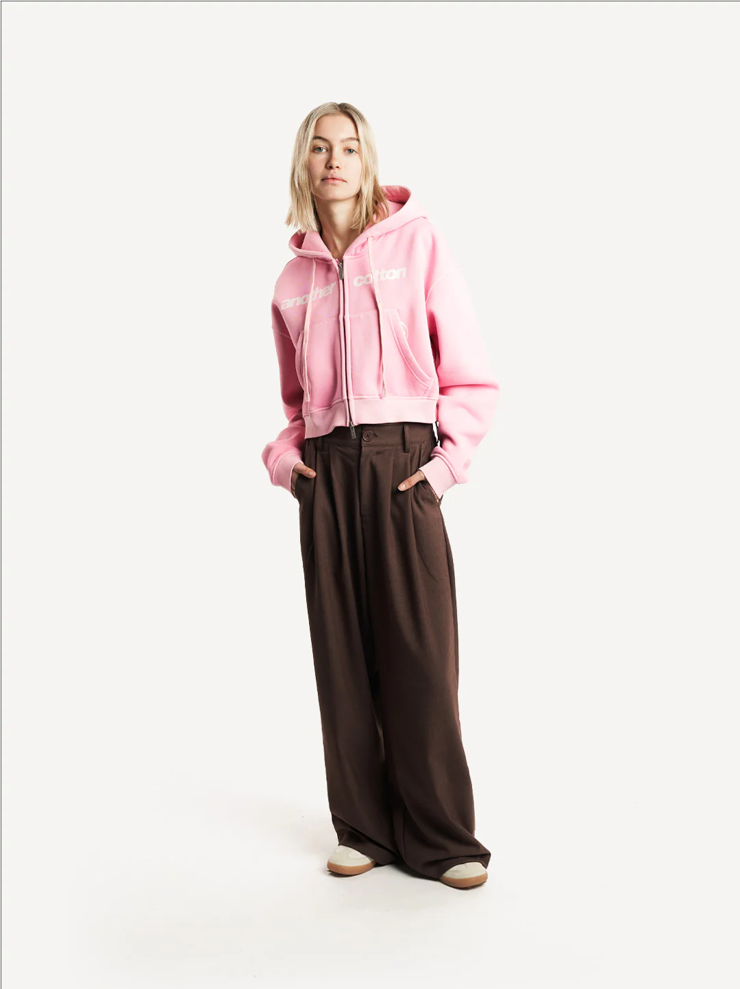 Pods Cropped Zip Hoodie - Image 4