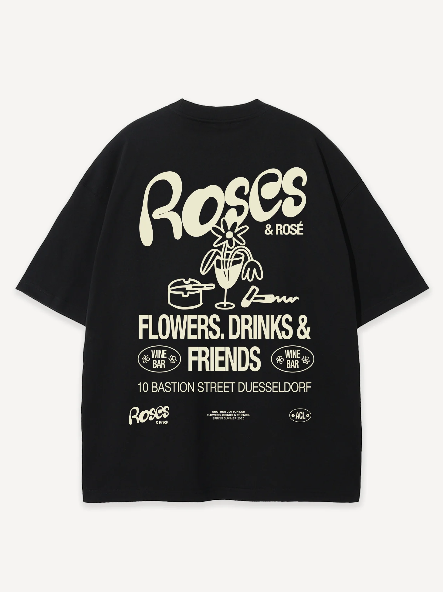 Roses & Rosé Oversized T-Shirt - Image 3