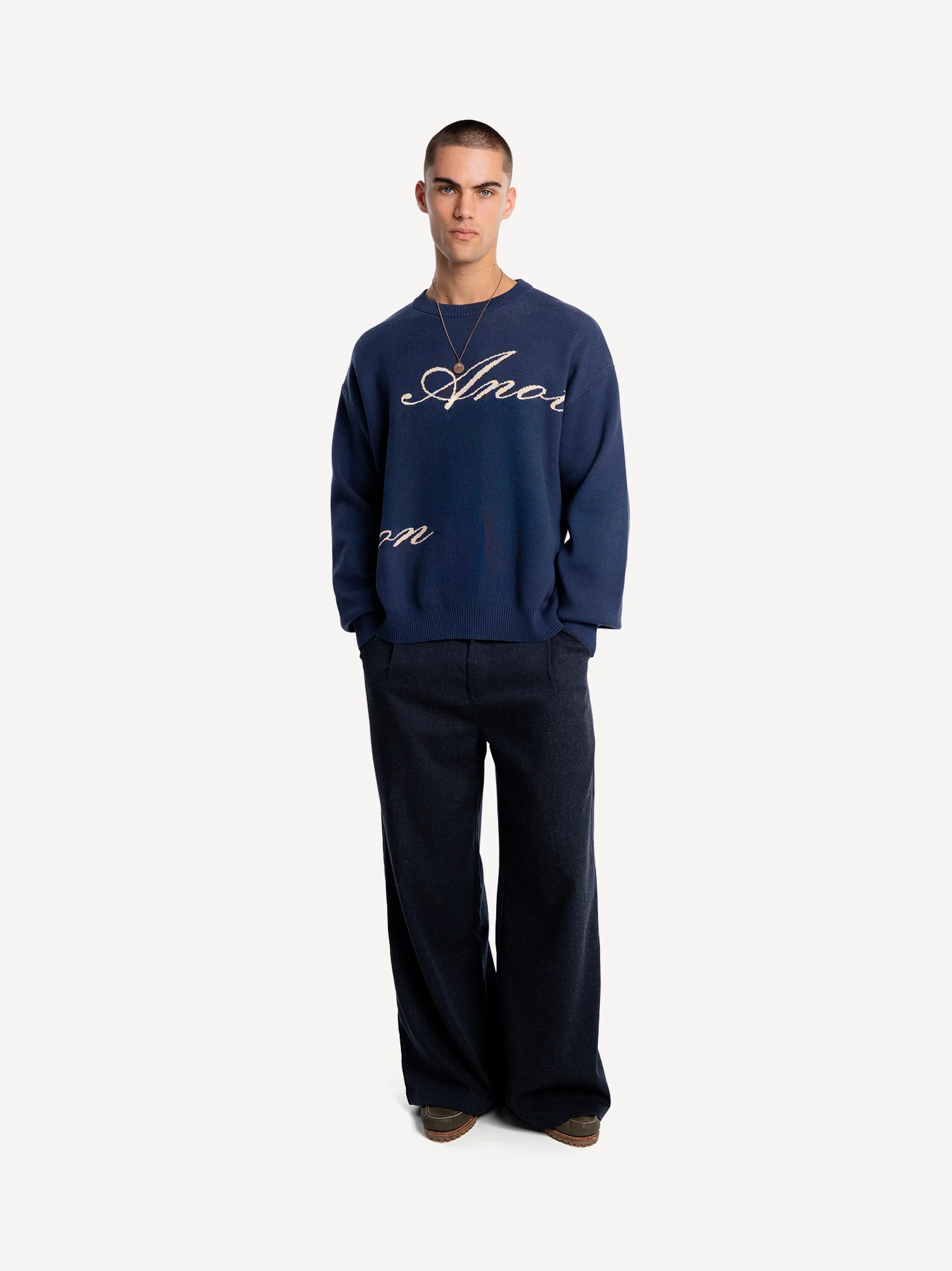 Cotton Signature Knit Sweater - Image 12