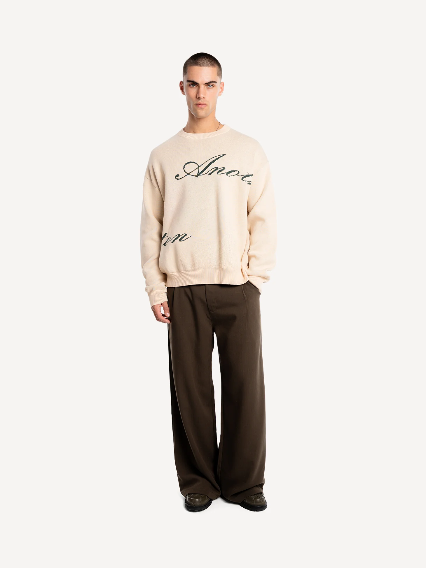 Cotton Signature Knit Sweater - Image 2