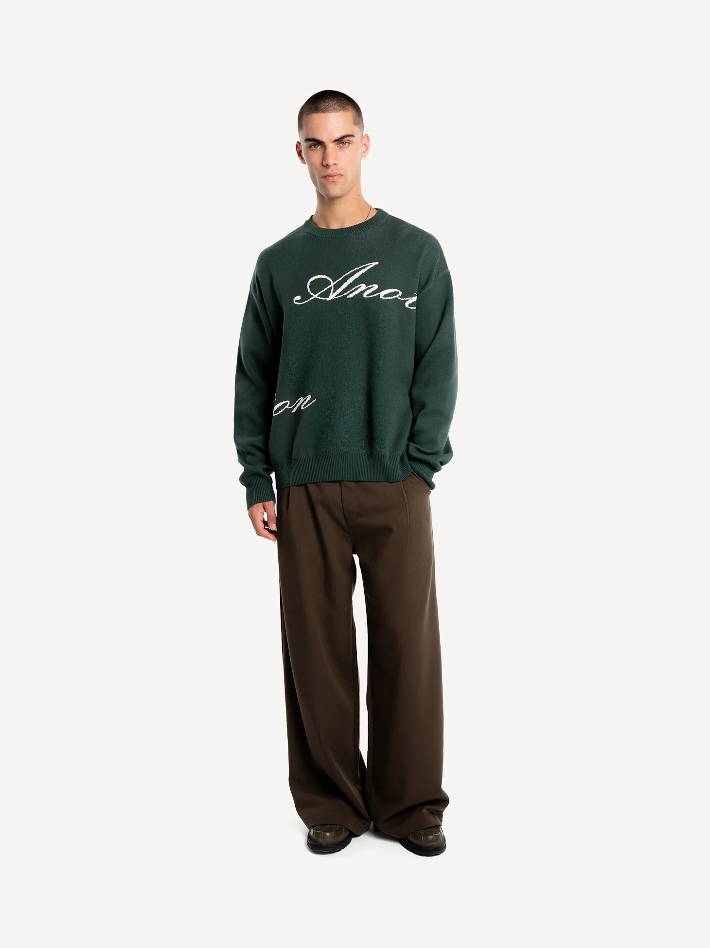 Cotton Signature Knit Sweater - Image 8
