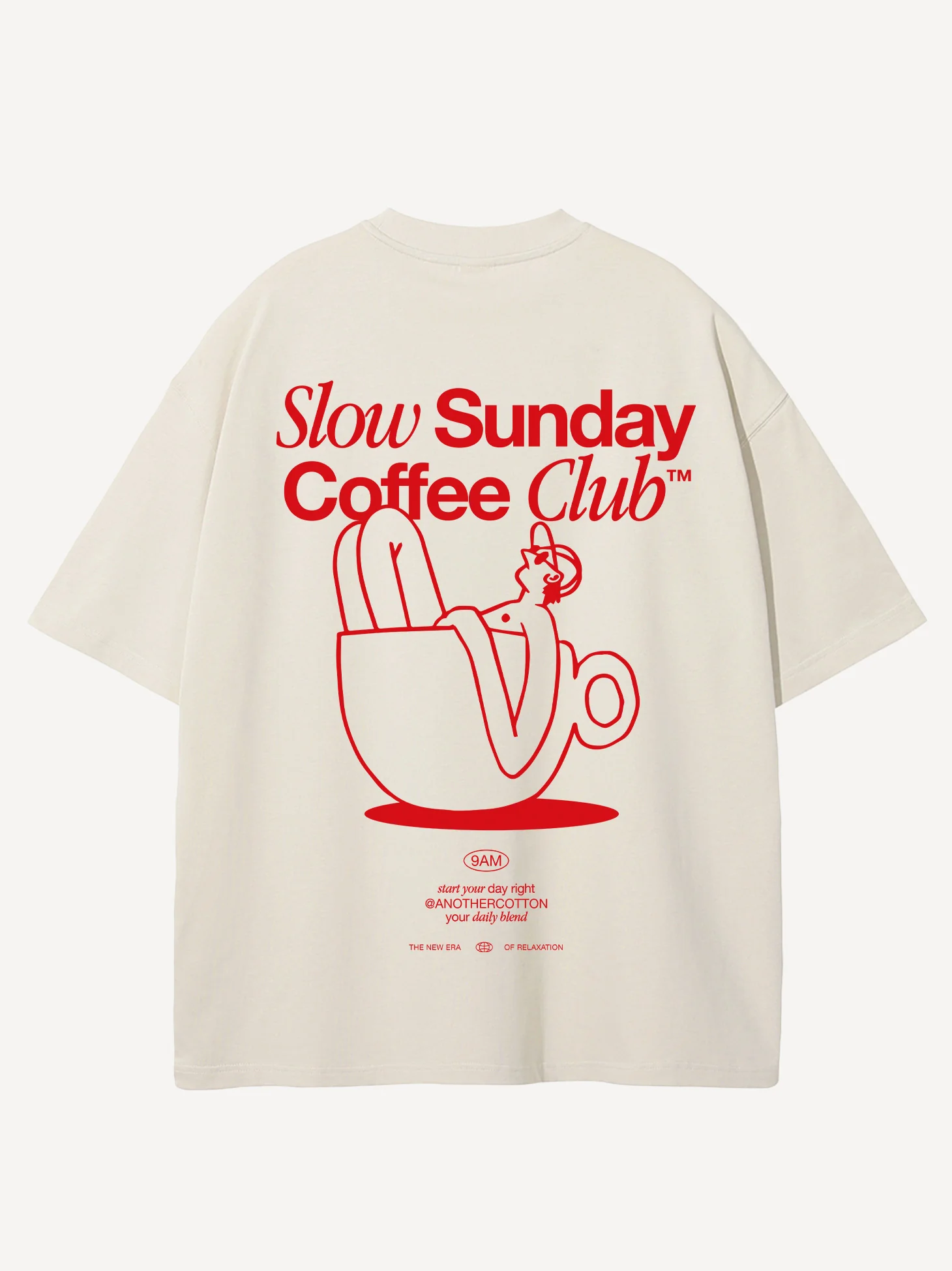 Slow Sunday Coffee Club T-Shirt - Image 8
