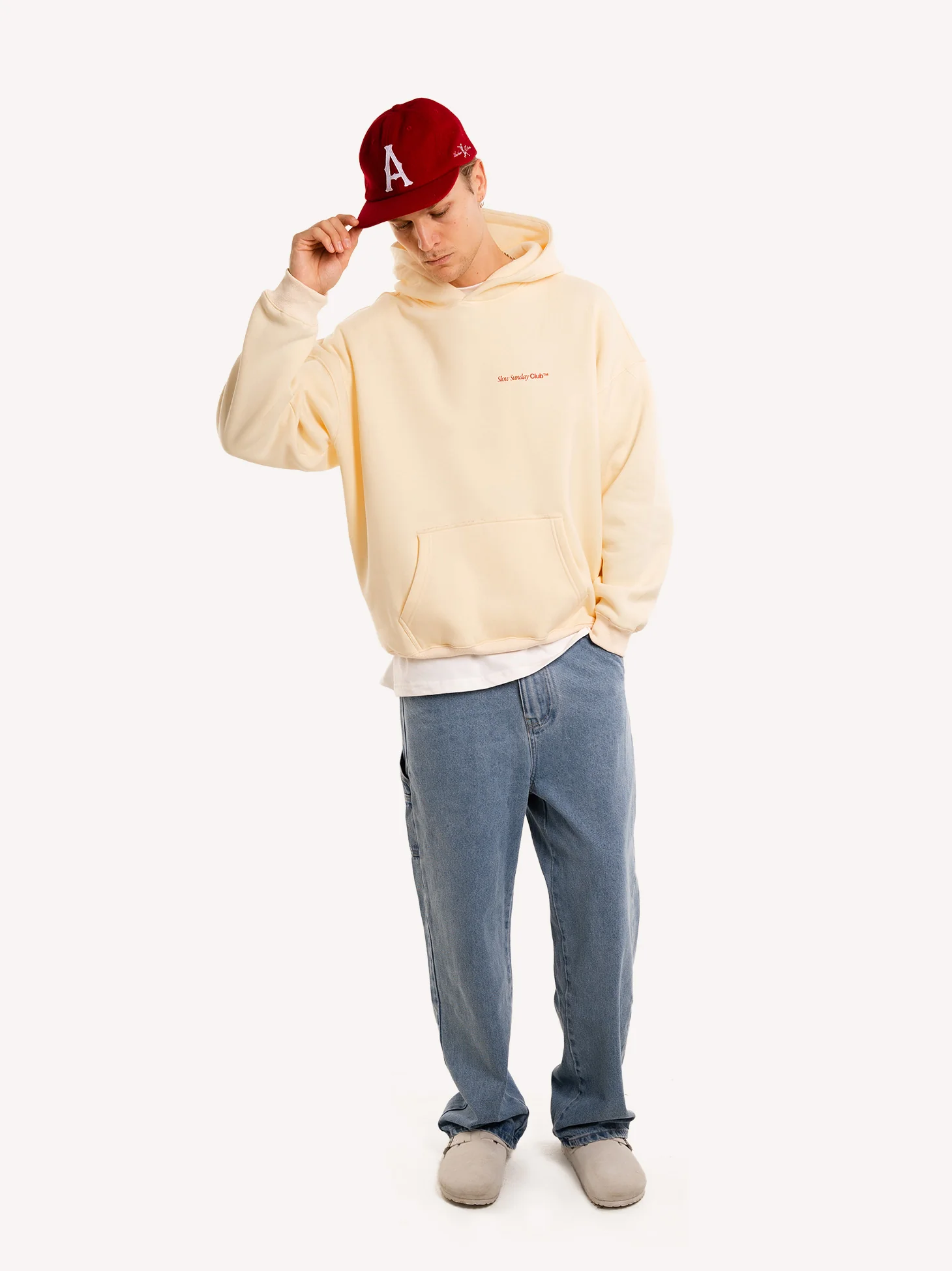 Slow Sunday Coffee Club Oversized Hoodie - Image 3