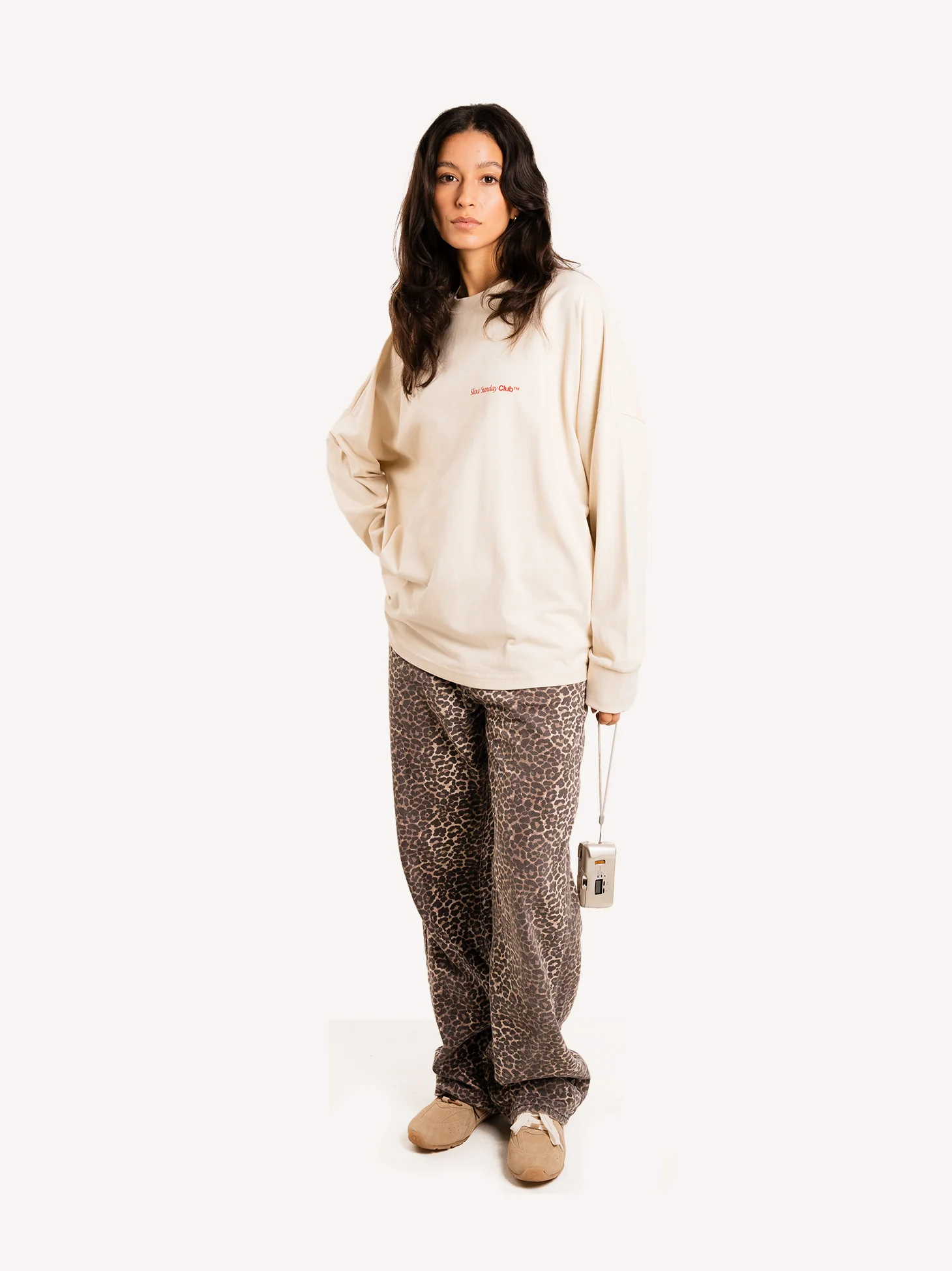 Slow Sunday Coffee Club Oversize Longsleeve - Image 3