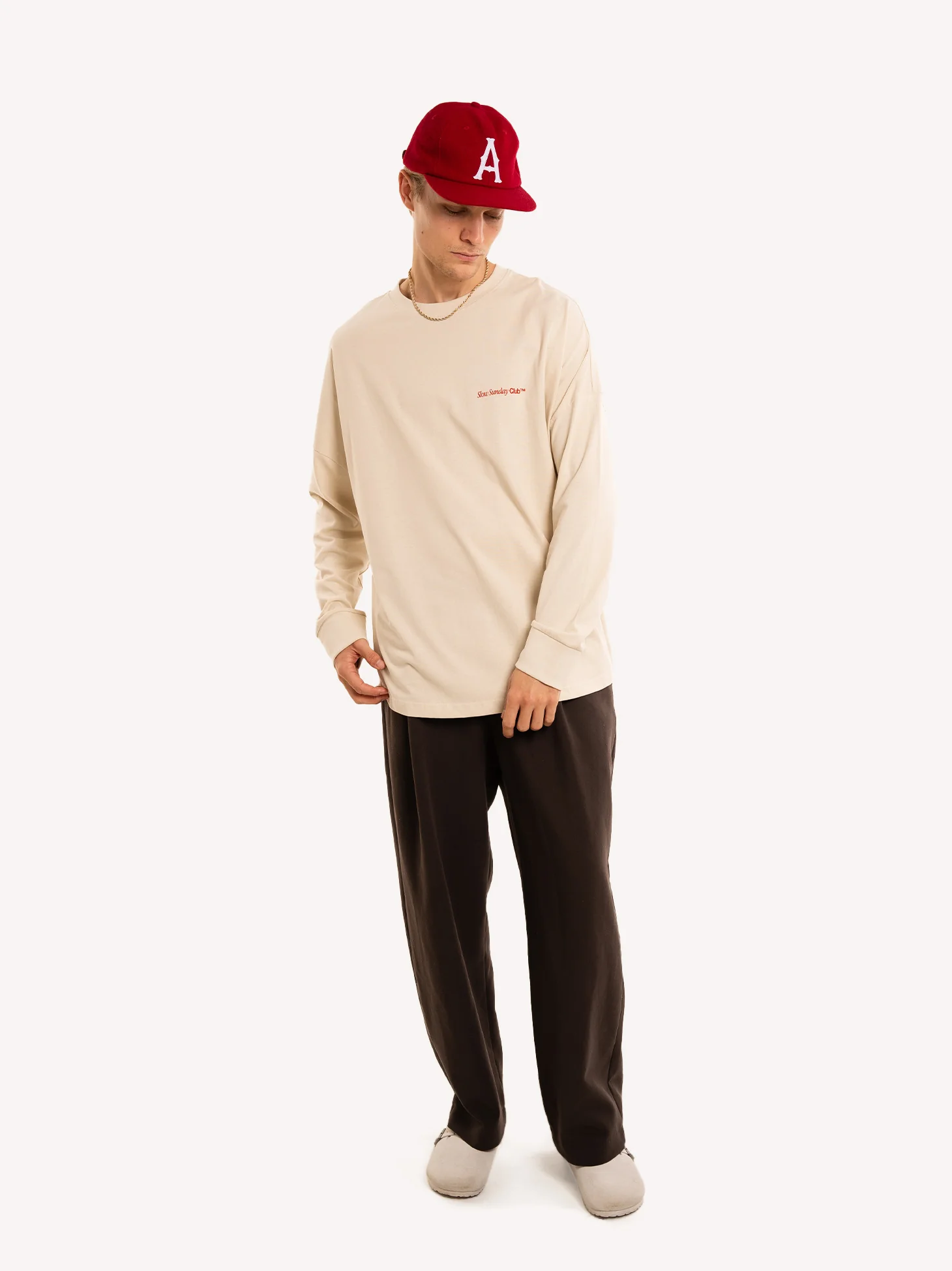 Slow Sunday Coffee Club Oversize Longsleeve - Image 5