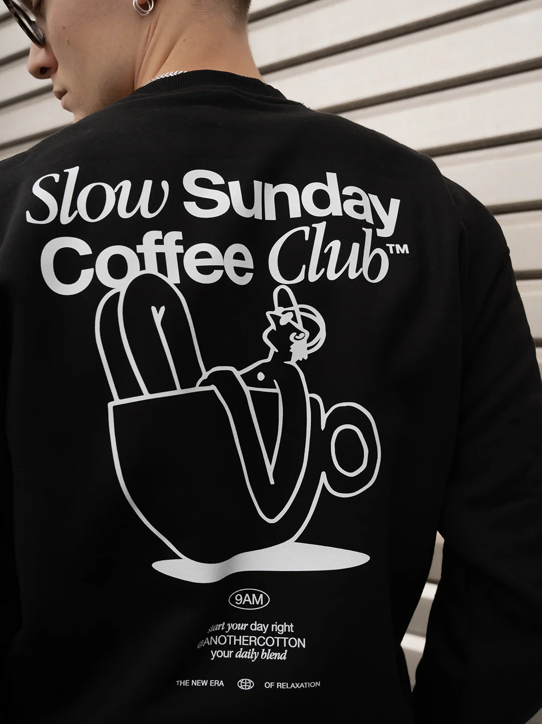 Slow Sunday Unisex Oversize Sweatshirt - Image 10