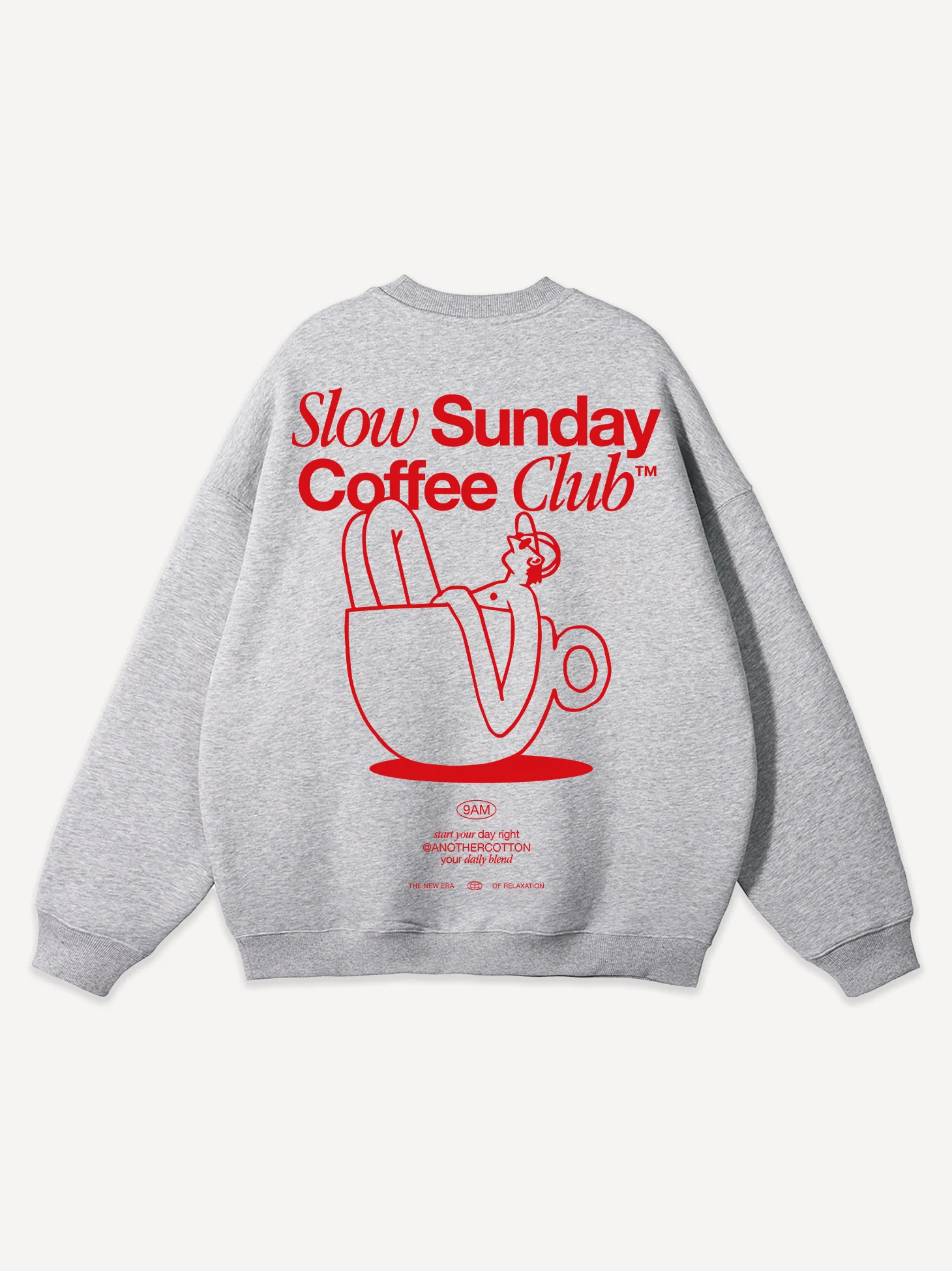 Slow Sunday Unisex Oversize Sweatshirt - Image 16